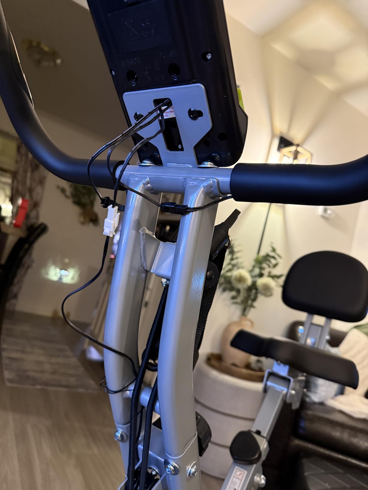 Foldable Exercise Bike Stationary Bikes for Home, 5 IN 1 Indoor Workout Bike, with 16-Level Quiet Magnetic Resistance, 6.6 LBS Flywheel and 300LBS Capacity, 2025 Designed 817 X-bike customer photo 1