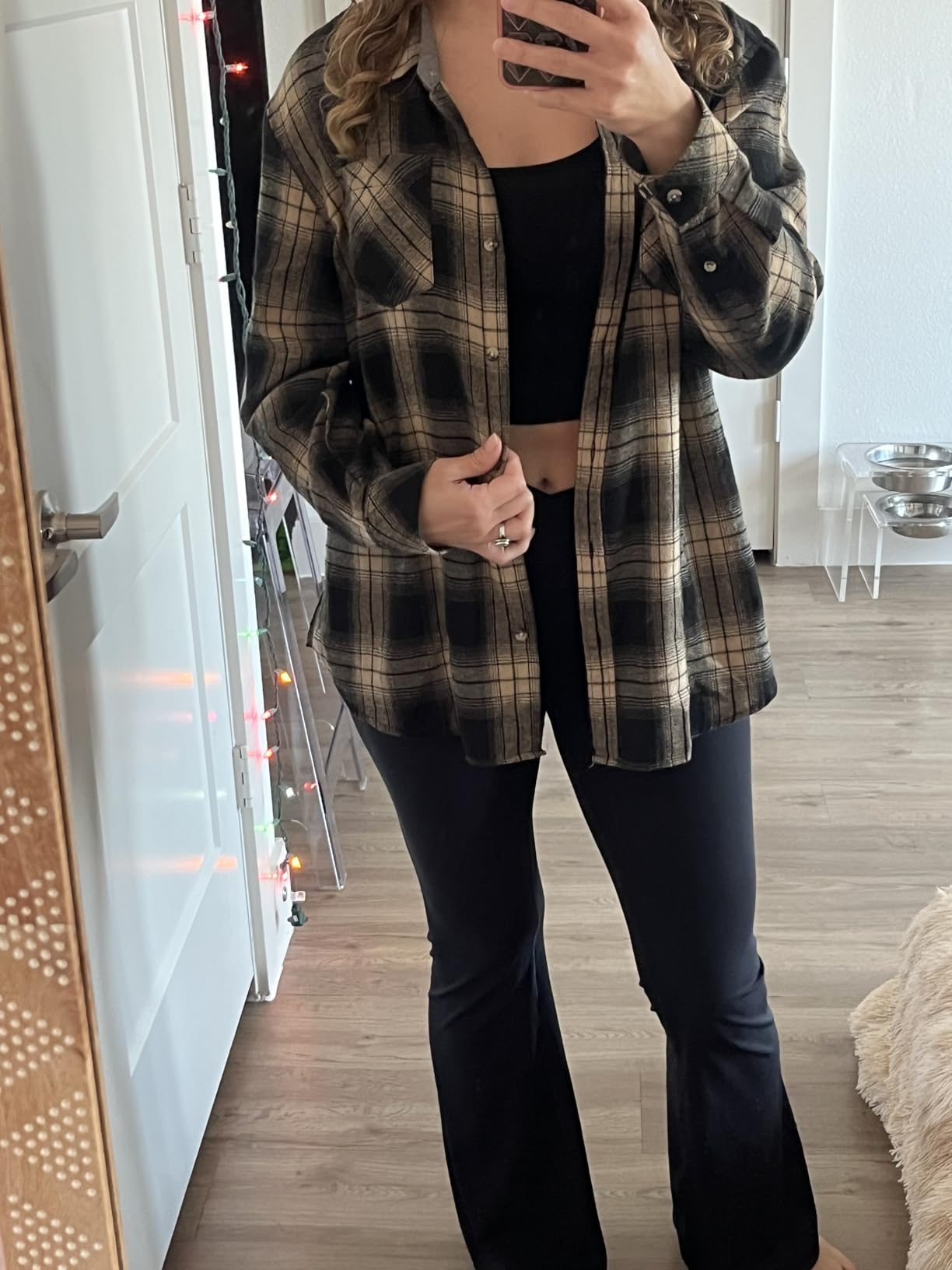 KevaMolly Plaid Flannel Shirts for Women Long Sleeve customer photo 2