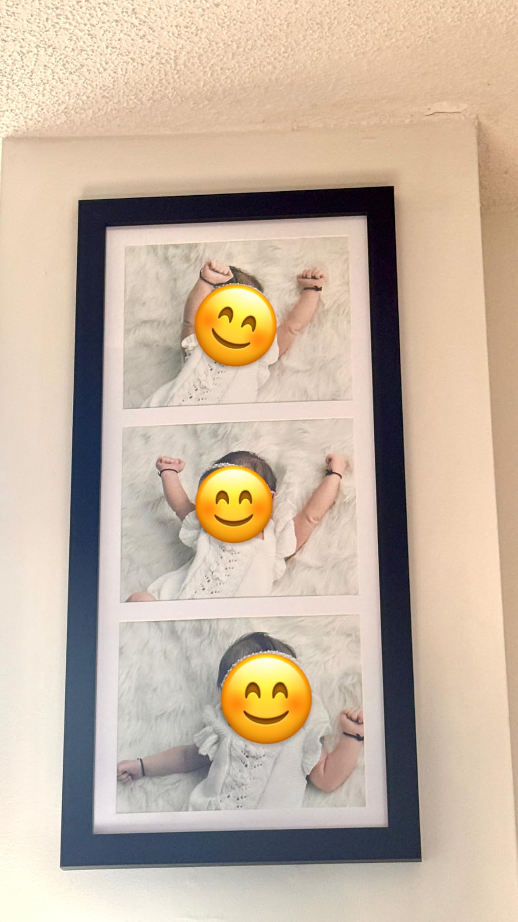 DUENPY 16x38 Collage Frame For 20 4x6 Photos Black | Multi-opening Collage Layout, Designed for Wall Mount Display to Collect Your Sweet Life Moments customer photo 1