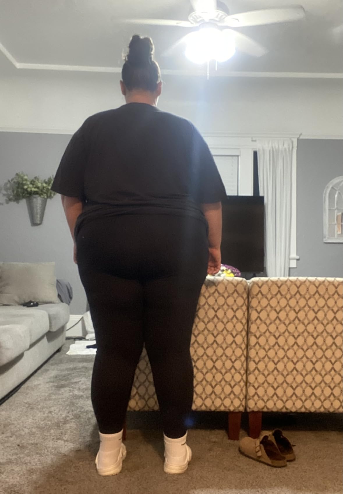 Heathyoga X-6XL Plus Size Leggings for Women with Pockets Tummy Control Plus Size Yoga Pants High Waist Workout Clothes customer photo 2