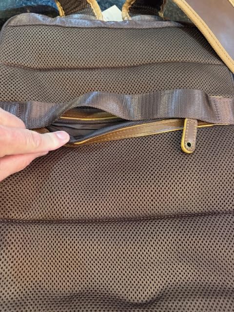 TIDING Full Grain Leather 16 Inch Laptop Travel Backpack for Men | Vintage 21L Carry On Travel Casual Daypack, Water Bottle Holder, Thick Sponge Padded Laptop Sleeve, Luggage Strap customer photo 2