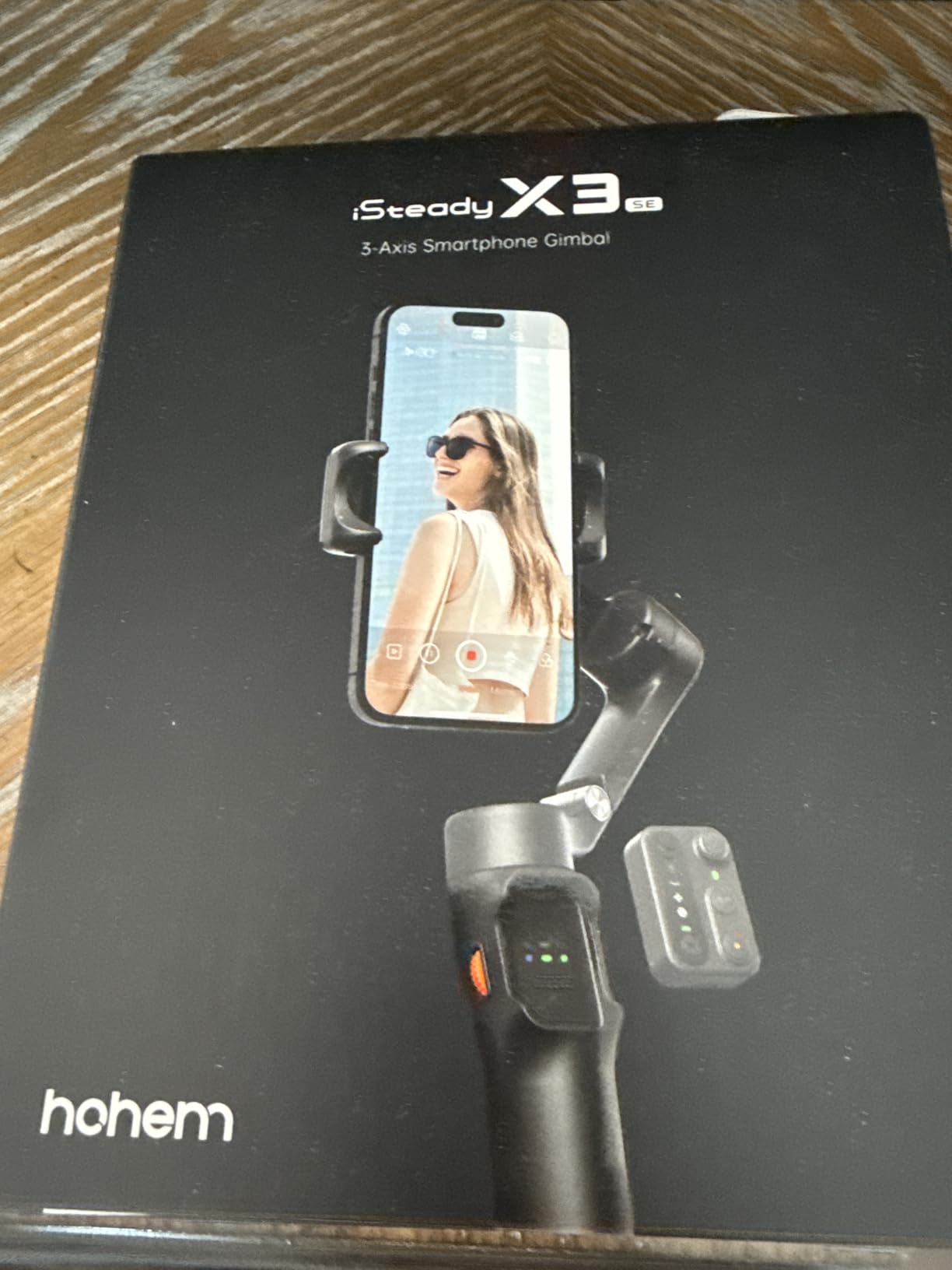 hohem iSteady X3 SE 3-Axis Gimbal Stabilizer for iPhone & Android, Black customer photo 2