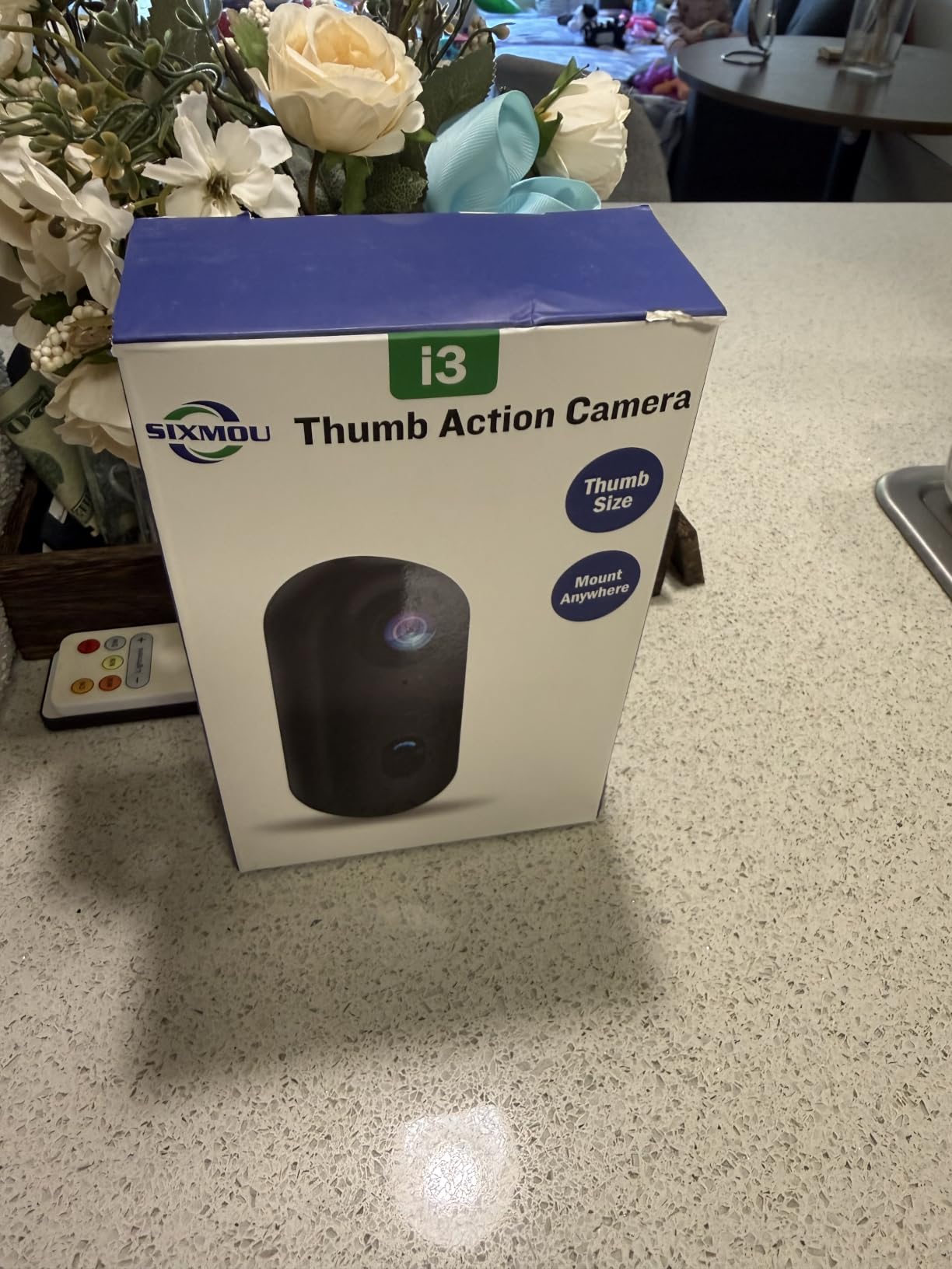i3 4K Thumb Action Camera, Tiny Size, Mount Anywhere, Small Body Camera | with 64G Card, Spring Clip, Portable Vlogging, Hands-Free POV Recording, Helmet Cam for Cycling, Motorcycle customer photo 2