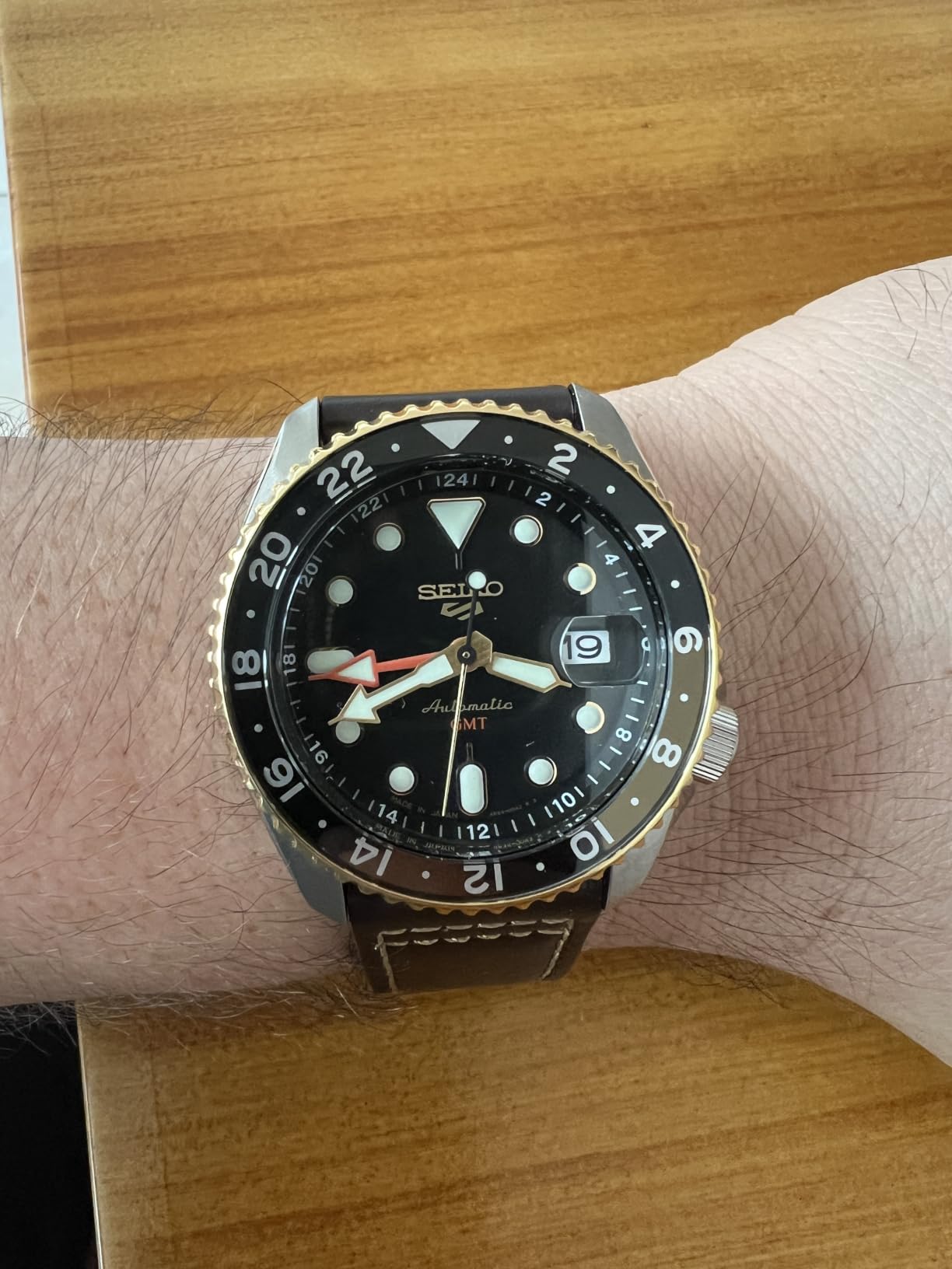SEIKO 5 Sports SKX GMT Automatic Black Dial Men's Watch SSK036 customer photo 2