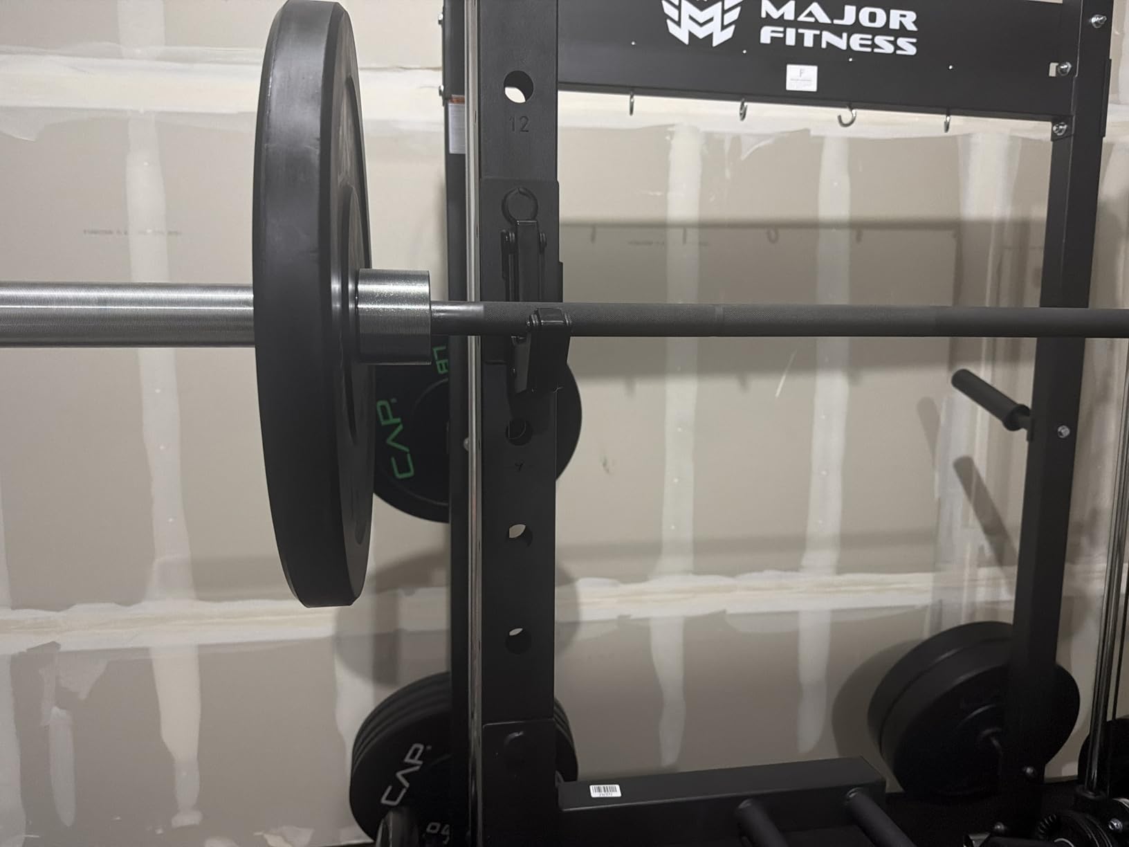 CAP 2-inch Olympic Bumper Plate Weight Set | 100-370 lbs | Multiple Colors | Storage Rack Optional customer photo 1
