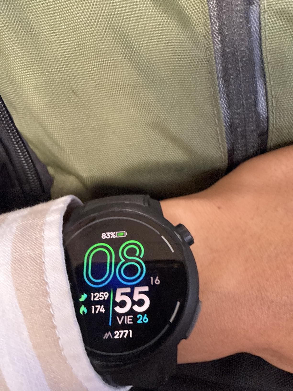 PACE Pro GPS Sport Watch, 1.3-inch AMOLED Touchscreen- Grey | Fastest in Class Processor, 20 Days Battery Life, Navigation with Global Offline Maps, Sleep Tracking, Running, Cycling customer photo 1