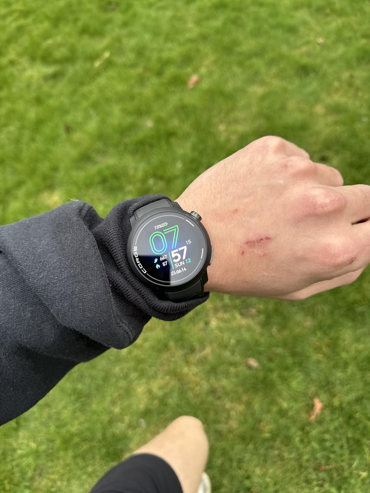 PACE Pro GPS Sport Watch, 1.3-inch AMOLED Touchscreen- Grey | Fastest in Class Processor, 20 Days Battery Life, Navigation with Global Offline Maps, Sleep Tracking, Running, Cycling customer photo 2