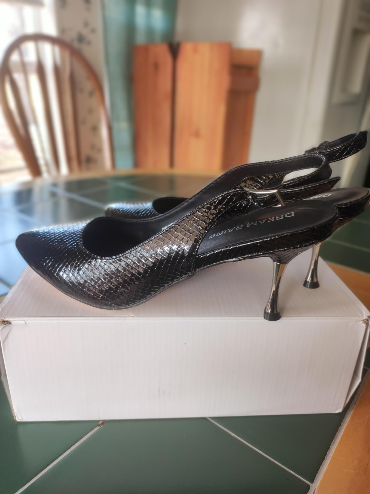 DREAM PAIRS Women's Slingback High Heels Pumps Shoes customer photo 1