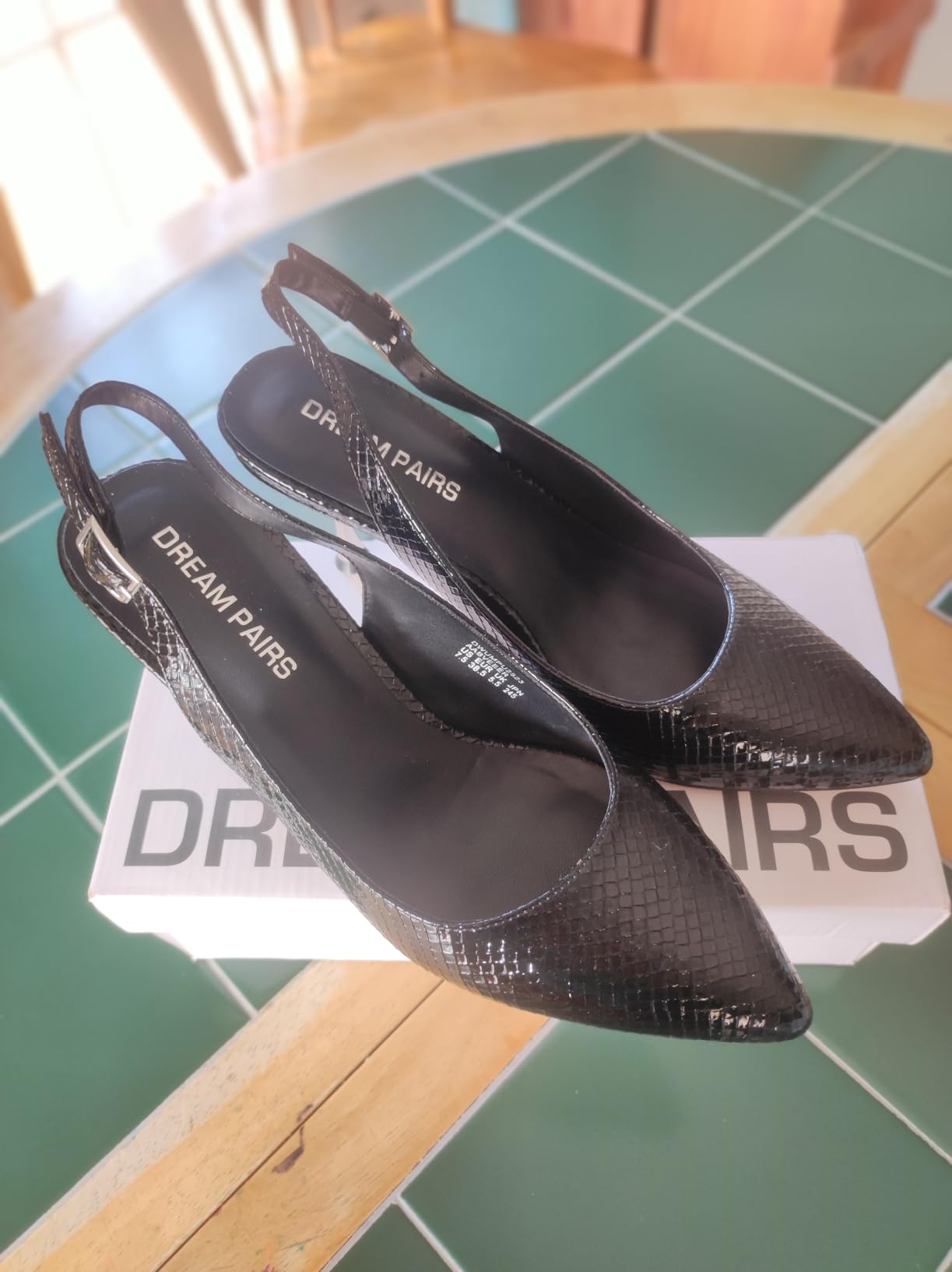 DREAM PAIRS Women's Slingback High Heels Pumps Shoes customer photo 2