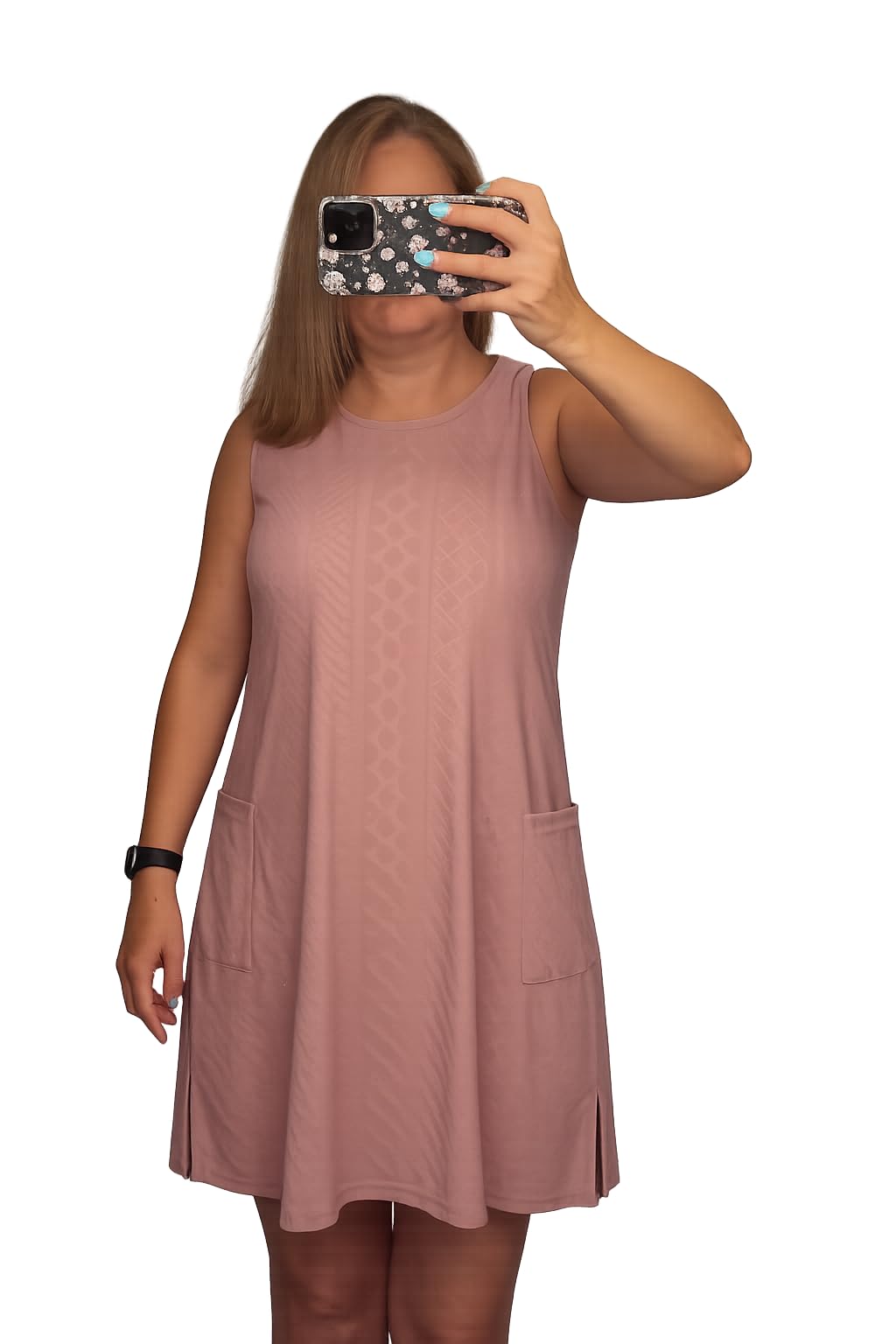 BKRIVE Coverup Summer Dresses for Women Sleeveless Sundresses with Pockets customer photo 1