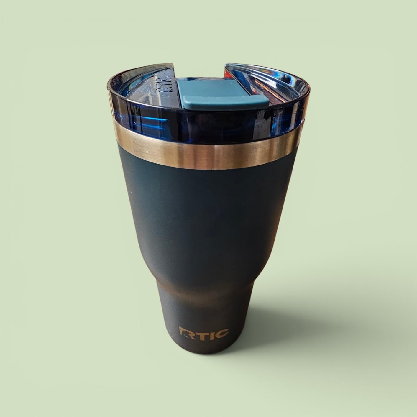 RTIC 20oz Essential Tumbler with Lid, Ceramic Lined, Graphite | Insulated, Stainless Steel Metal, Portable Travel Cup for Hot and Cold Drinks, Coffee, Car, Camping and Travel customer photo 2