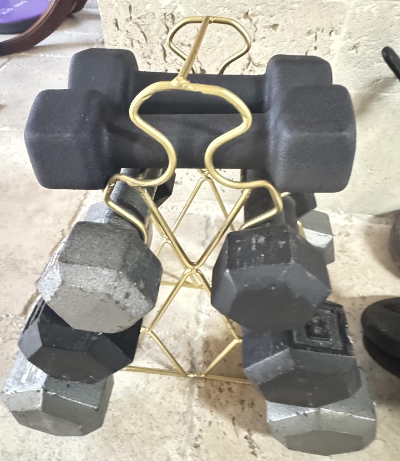 CAP Barbell Neoprene Dumbbell Weights Pairs & Sets | Black customer photo 2
