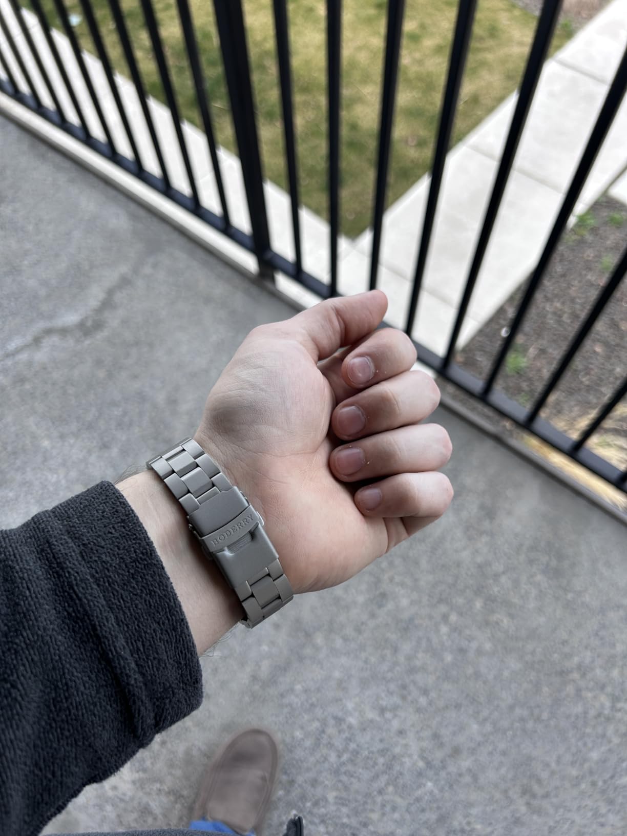 38mm Men's Watch Titanium Field Watch - Swiss Quartz Movement, Military Watch Day Date Function 100M Water Resistance - Voyager customer photo 2