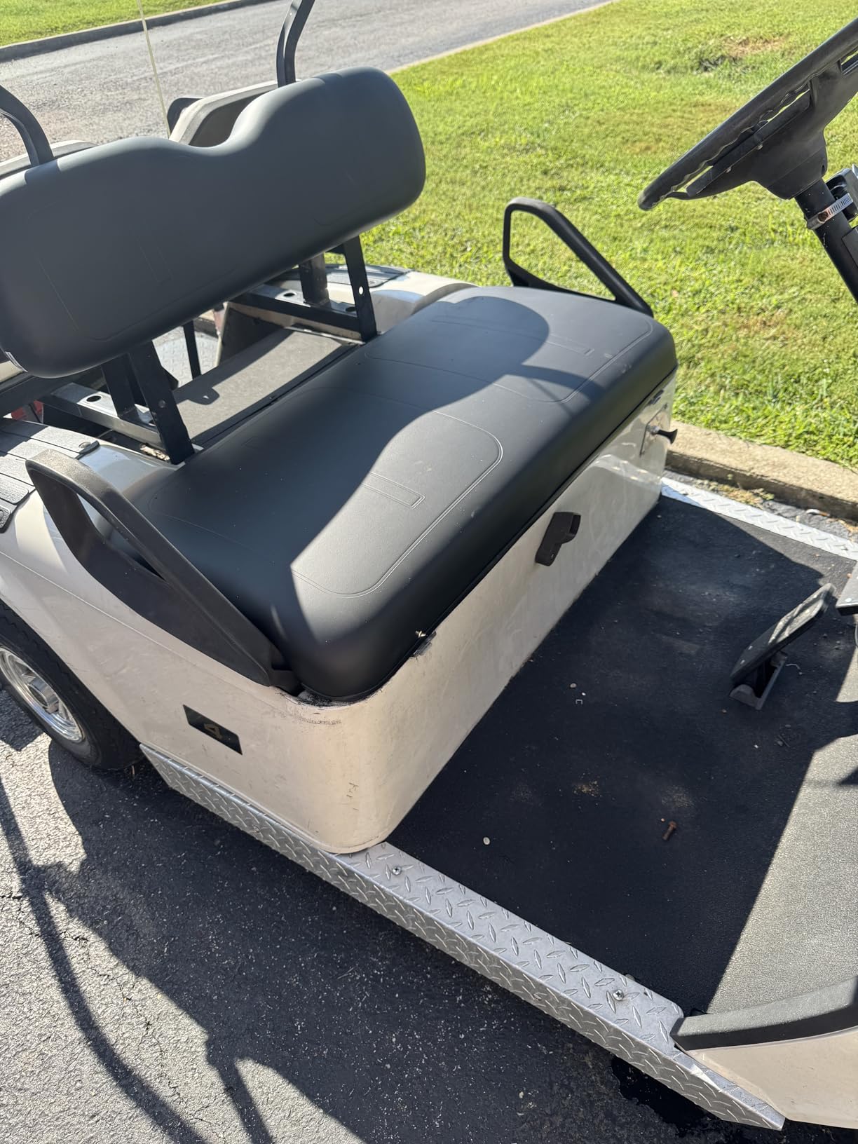 Golf Cart Front Seat Replacement Cushion for EZGO TXT Medalist 1994-2013 Models, Front Seat Back and Seat Bottom Cushion Assembly Kit customer photo 1