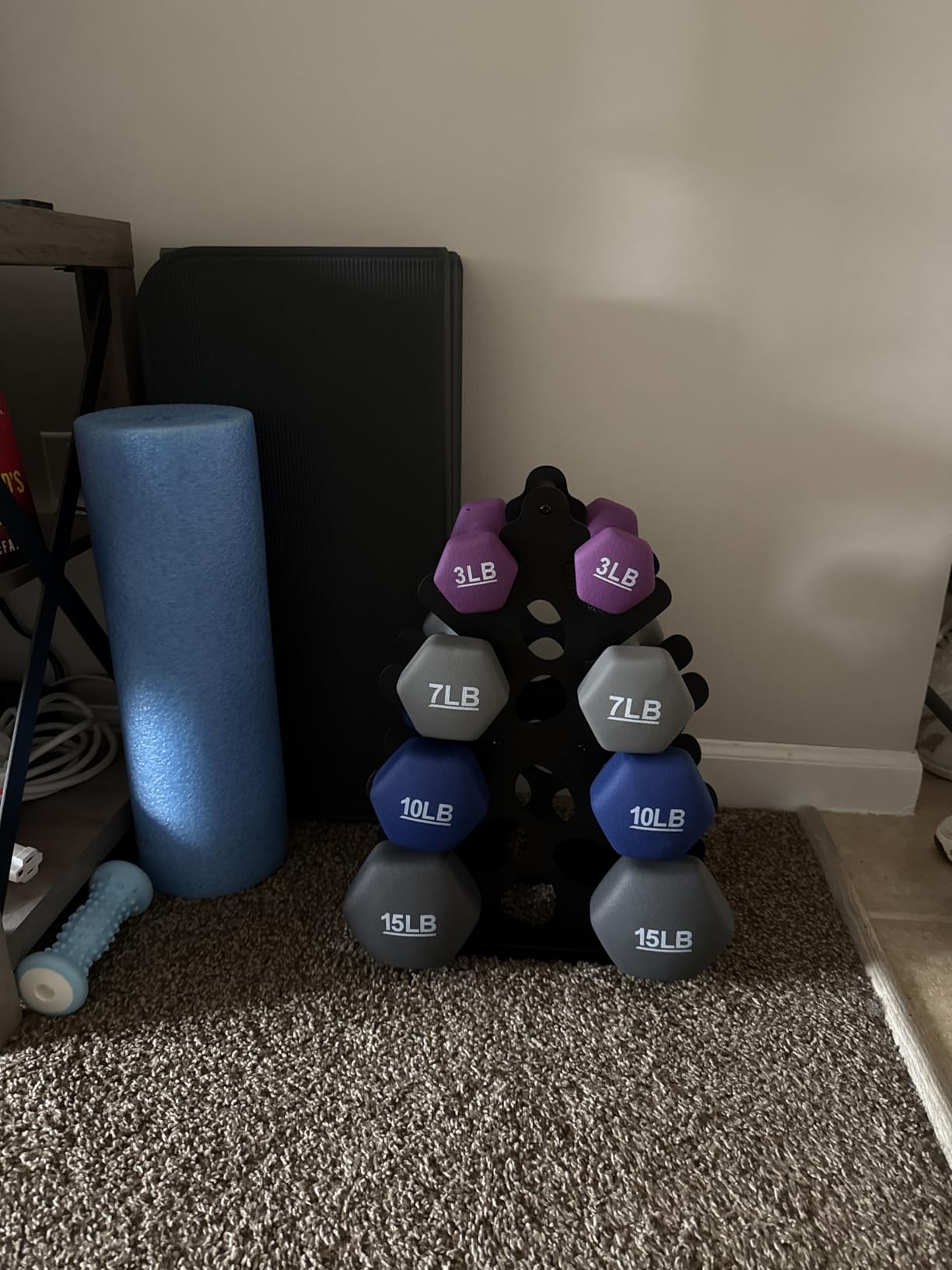4 Tier Dumbbell Rack, Weight Rack For Home Gym, Dumbbell Stand for Free Weights customer photo 2