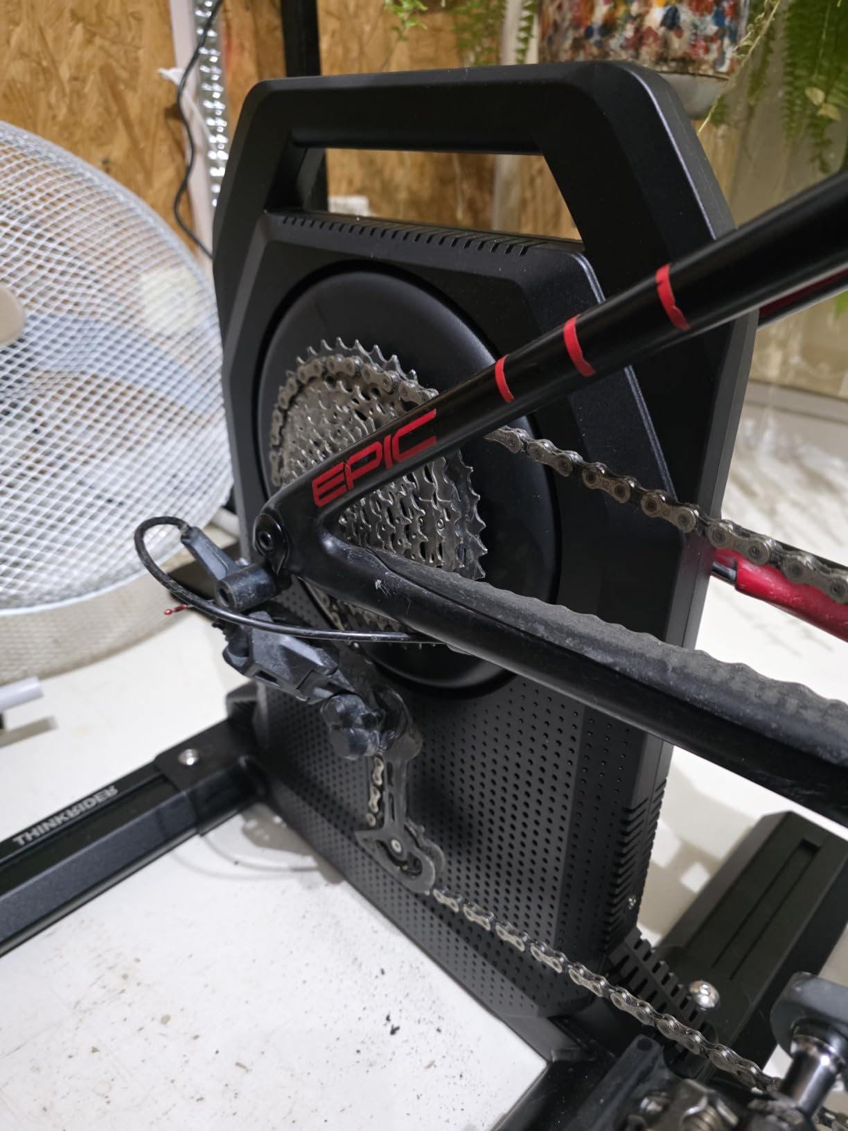 ThinkRider XXPRO Smart Bike Trainer, 2500W, 25% Gradient, ANT+ & BLE, Direct Drive, Self-powered and Plug-in, Virtual Shifting, Uphill & Downhill Simulation, Super Quiet, Indoor customer photo 2