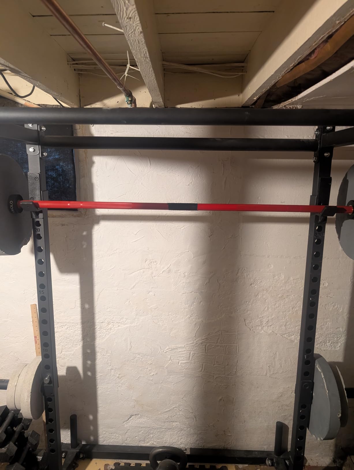 Mikolo 7ft Olympic Barbell, Barbell for Weightlifting and Powerlifting 45lb, Olympic Bar for 1500lbs Capacity, Weight Bar Fit 2 inch Standard Weights customer photo 2