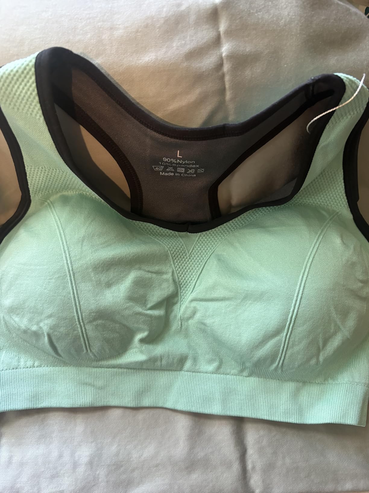MIRITY Women Racerback Sports Bras - High Impact Workout Gym Activewear Bra customer photo 1