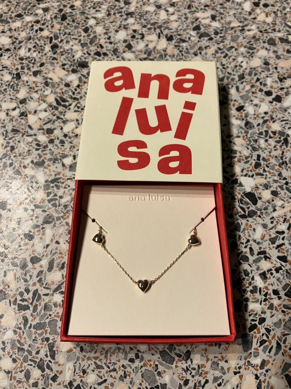 Ana Luisa Jewelry 14K Gold Plated Heart Chain Necklaces for Women customer photo 1