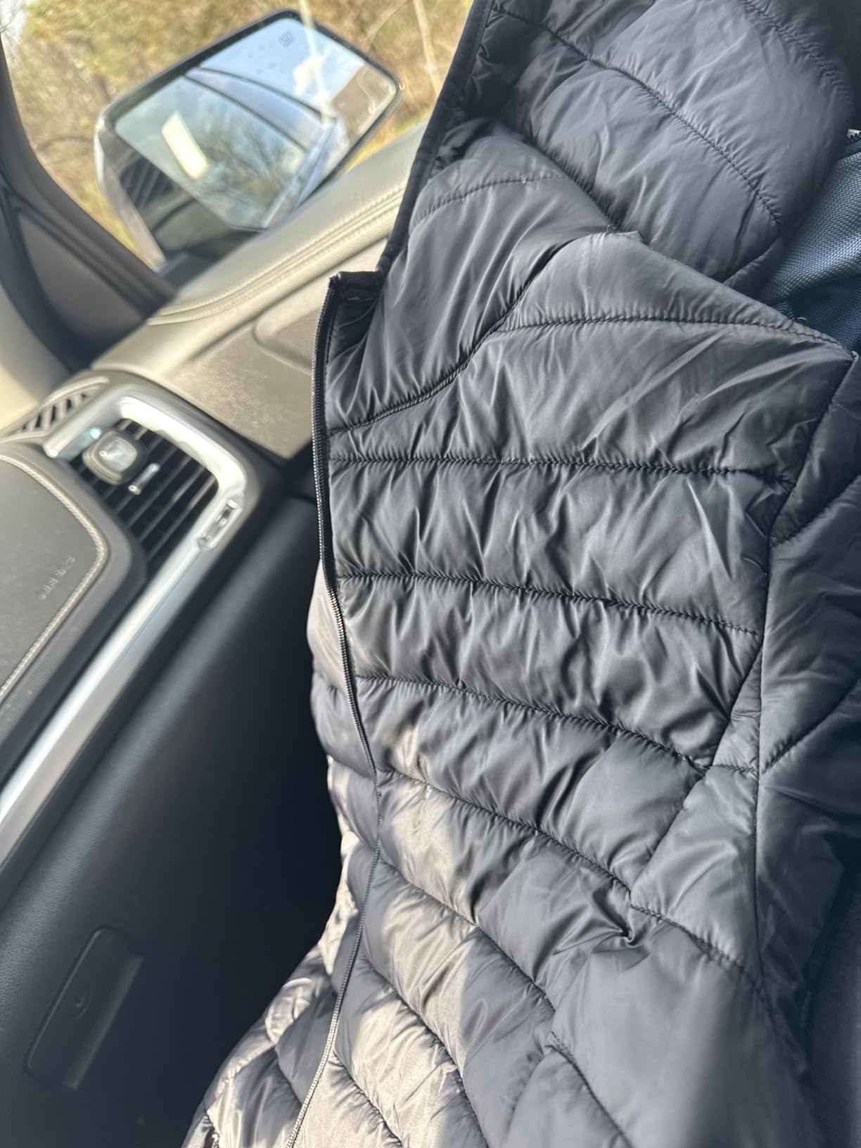 Women's Puffer Jacket with Hood Lightweight Quilted Warm Coat | Puffy,Zip-up,Padded,Outerwear,4 Pockets,Casual,Trendy,Fashion,Going Out,Lady,Cotton,Winter,Fall,Comfortable,Soft customer photo 1