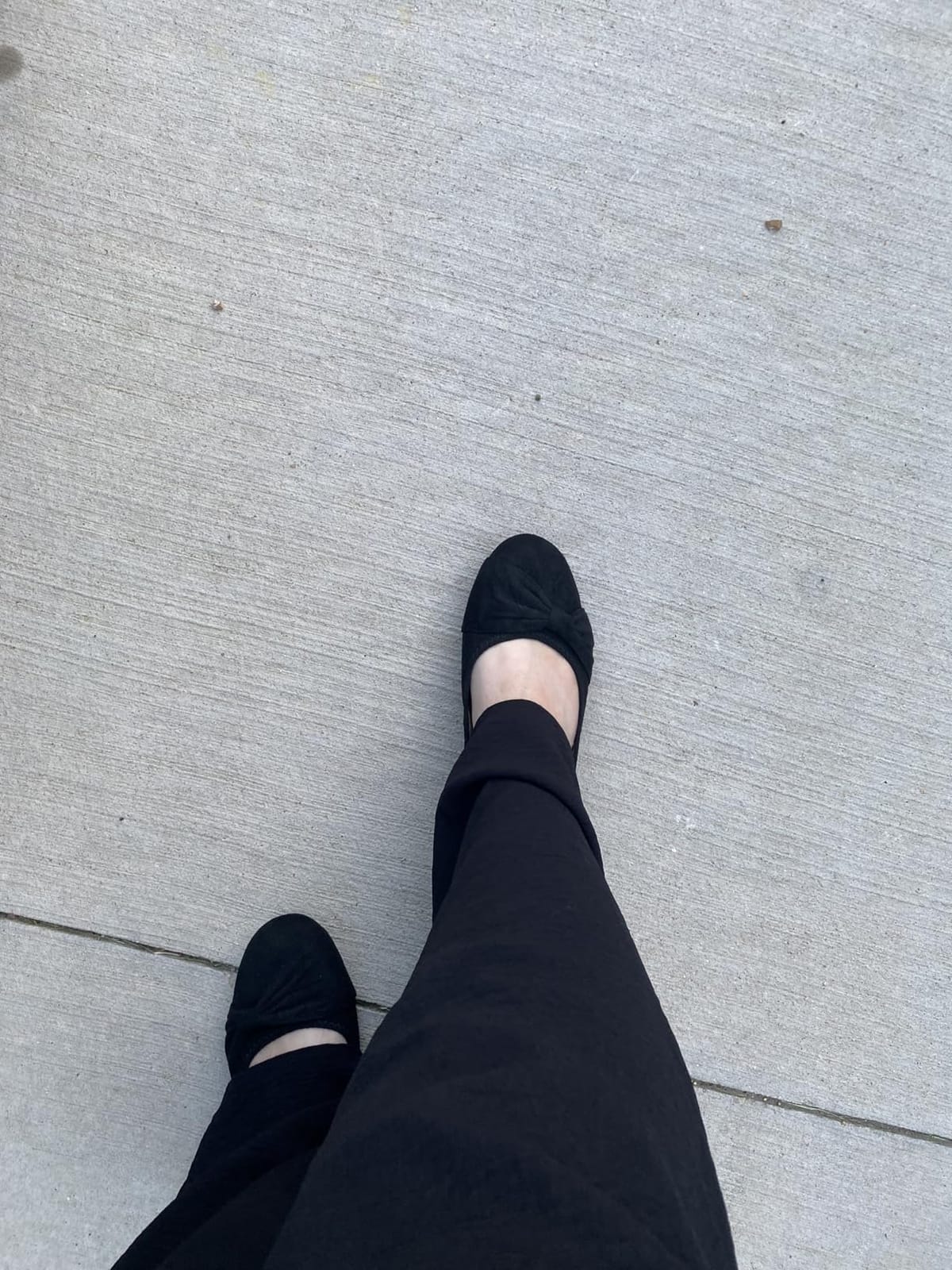 Comfortable Ballet Flats for Women: Lightweight Cushioned Foldable Slip-On Work Shoes with Memory Foam - All Day Walking Comfort - Dressy Flats for Office Business customer photo 2