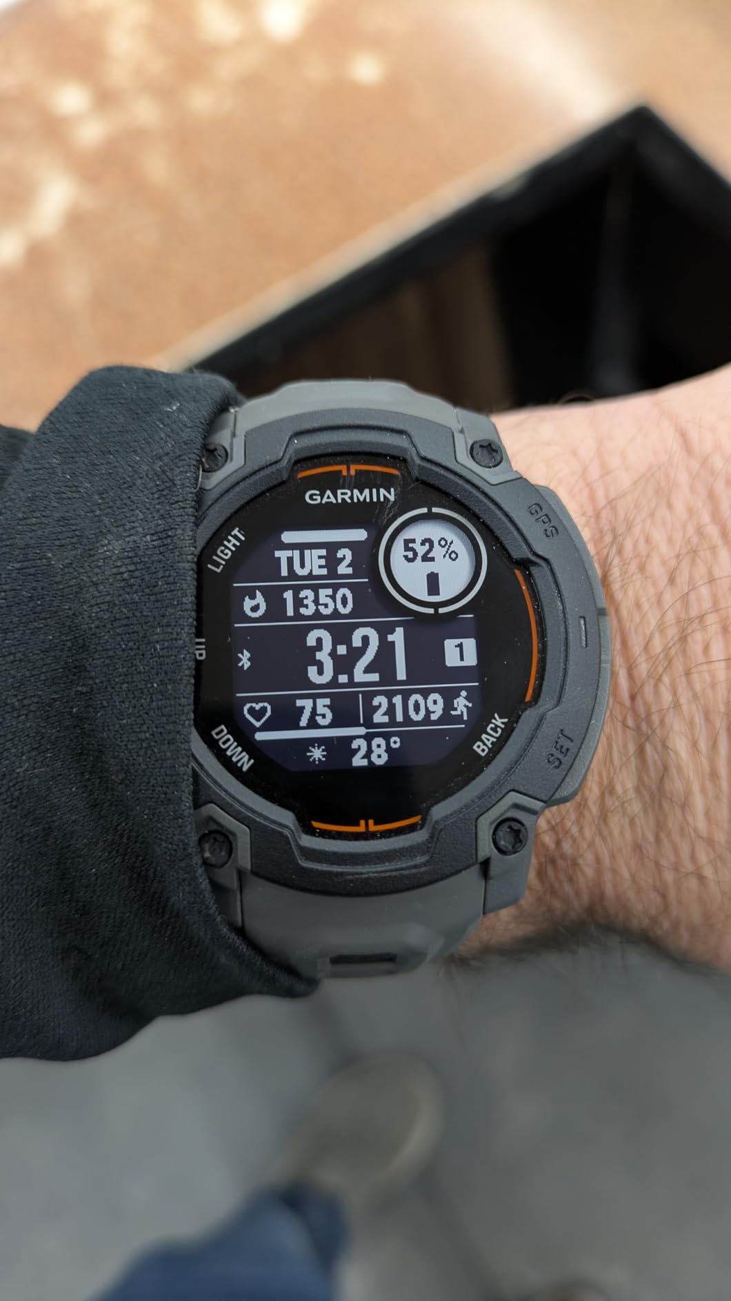 Instinct E, Rugged GPS Smartwatch, 45mm, Charcoal | Rugged Design, Essential Health & Wellness Features, Built-In Sports Apps, Navigation Features customer photo 1