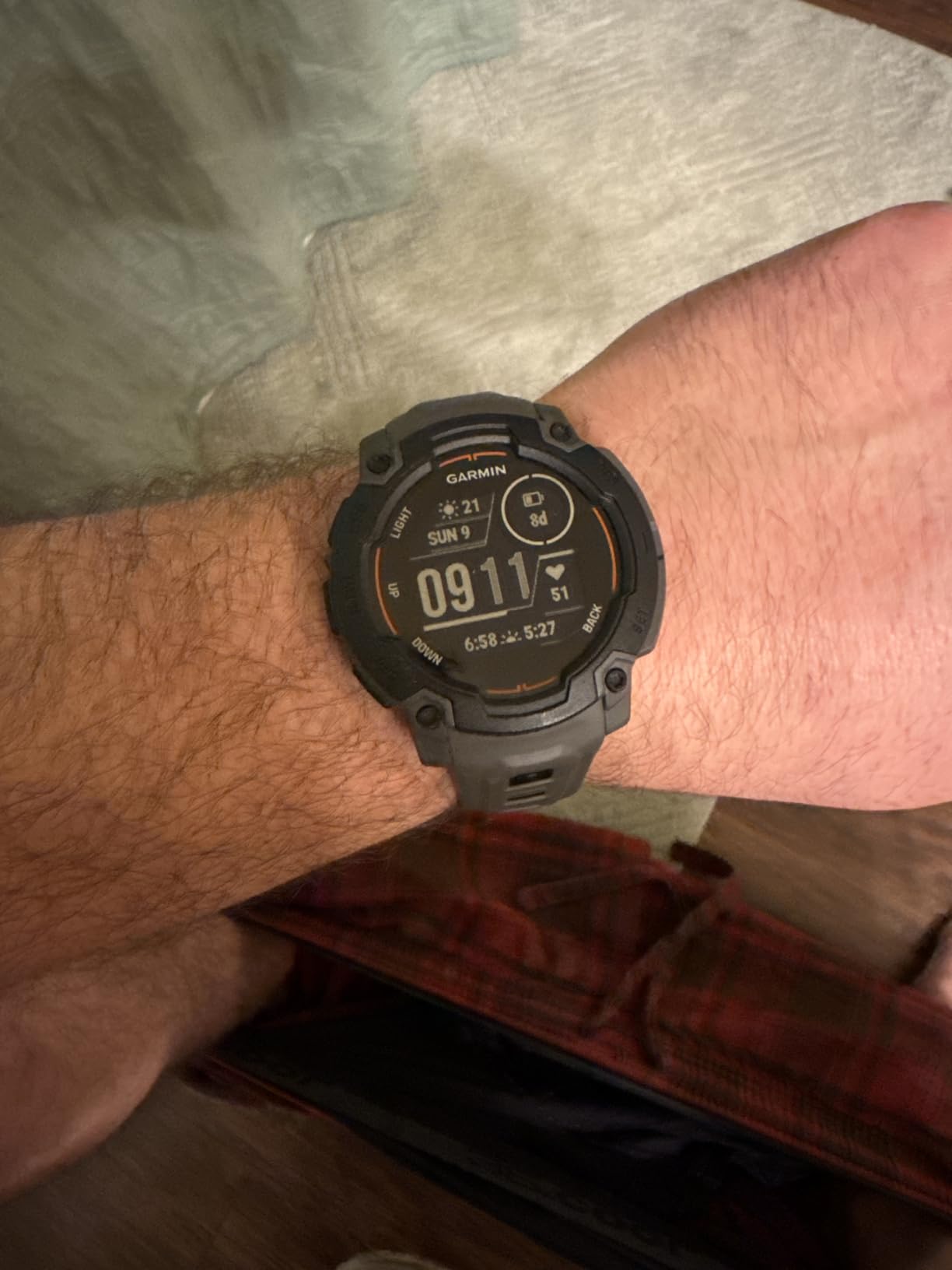 Instinct E, Rugged GPS Smartwatch, 45mm, Charcoal | Rugged Design, Essential Health & Wellness Features, Built-In Sports Apps, Navigation Features customer photo 2