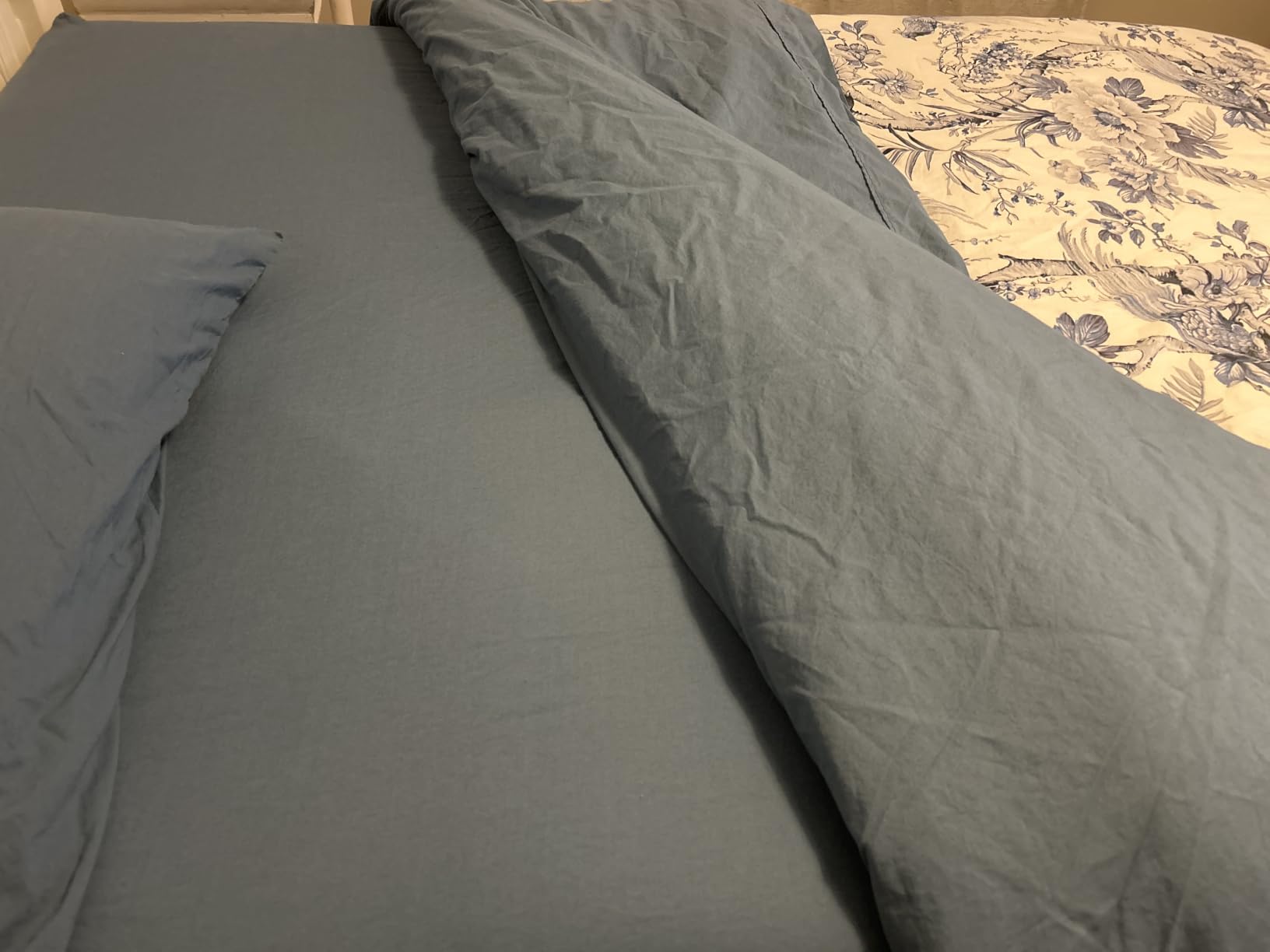 Casa Platino 100% Cotton Queen Size Sheets - Crisp Percale Sheets Queen with 4 Pillowcases, with 15