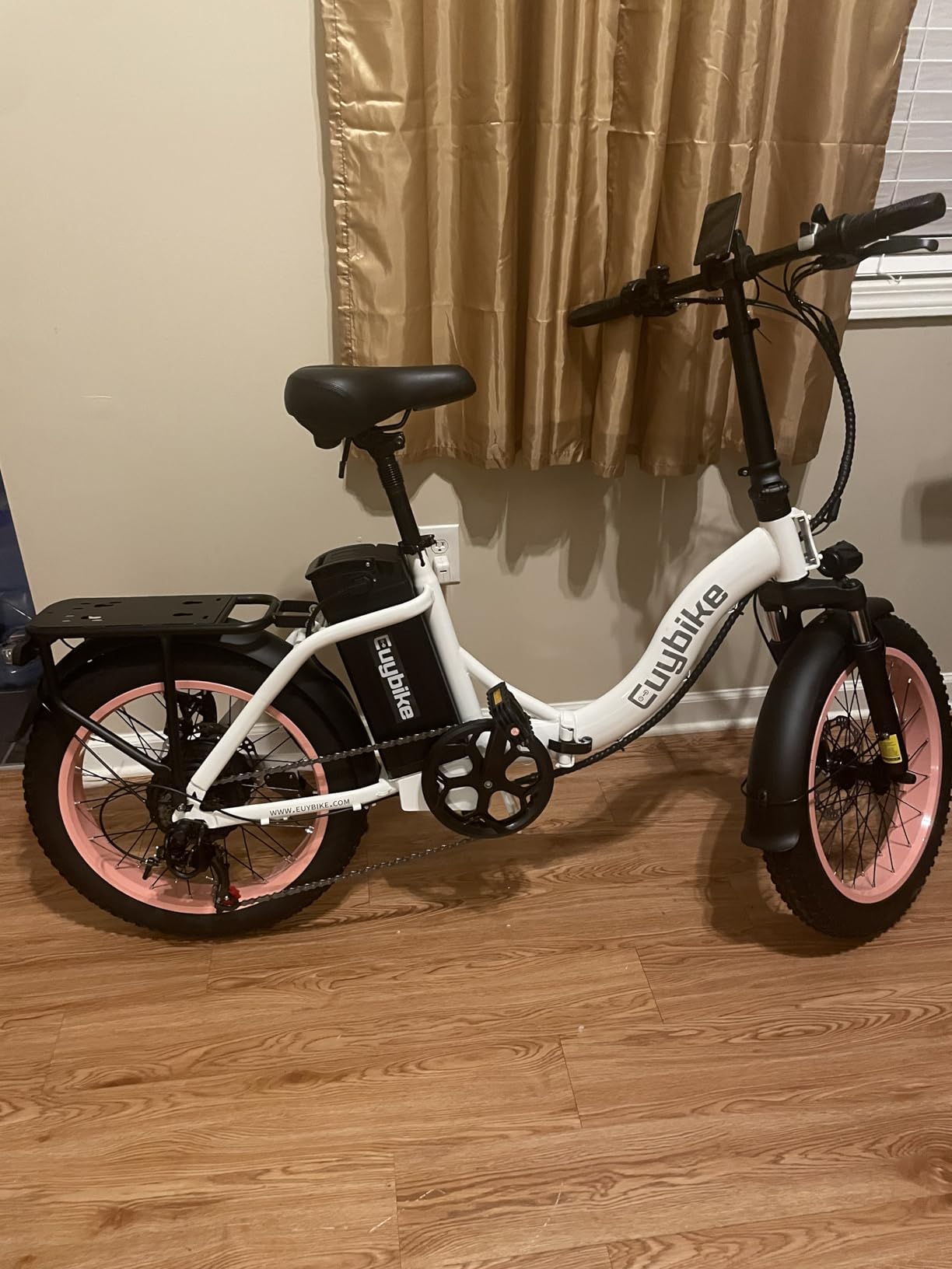 EUYBIKE Folding Electric Bike for Adults with Peak 1000W Motor, 48V 20AH Battery up to 80 Miles, 20