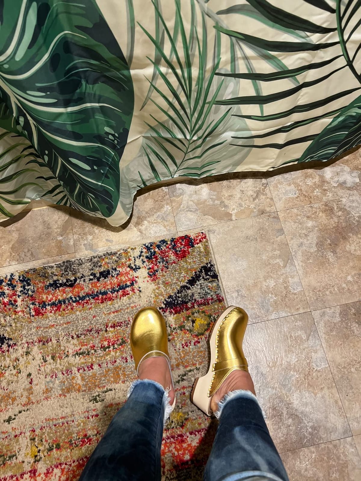 Sandgrens Handmade Swedish Wood Clogs for Women, Low Heel Mule | Tokyo customer photo 2