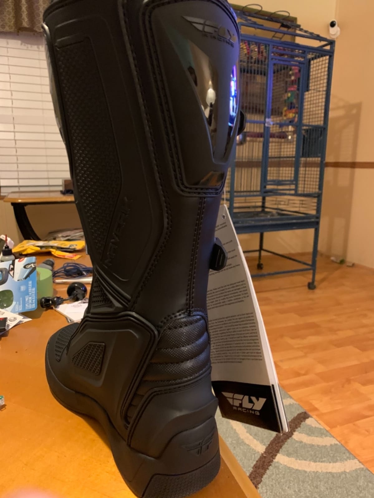 FLY Racing Men's Maverik LT Motocross Dirt Bike Boots, CE EN13634 | Articulated Ankle, Quick-Lock Buckles, Rubber Heat Shield, Lugged Outsole customer photo 1