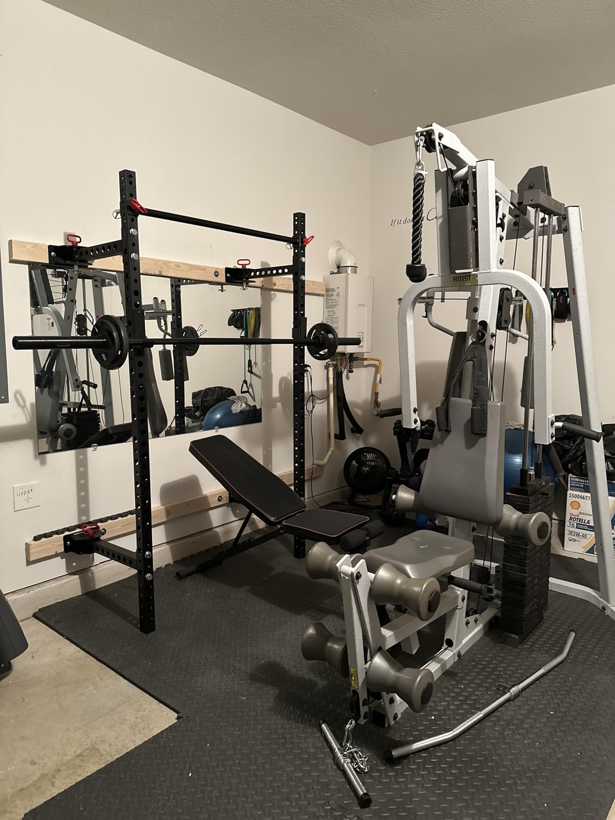 Synergee 2x2 Folding Power Rack for Home Gym Strength Training customer photo 1