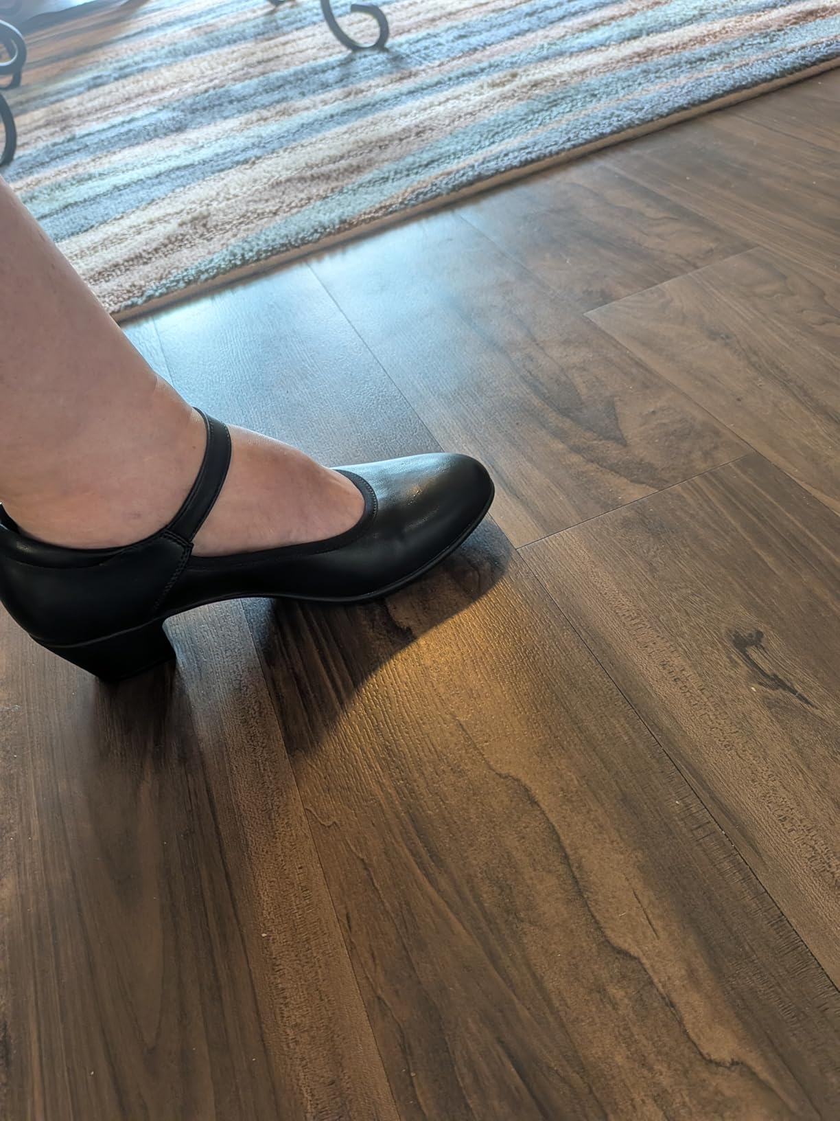 DREAM PAIRS Mary Jane Low Chunky Dress Pumps customer photo 1