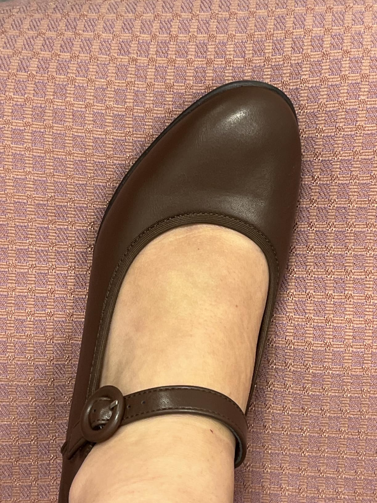 DREAM PAIRS Mary Jane Low Chunky Dress Pumps customer photo 2
