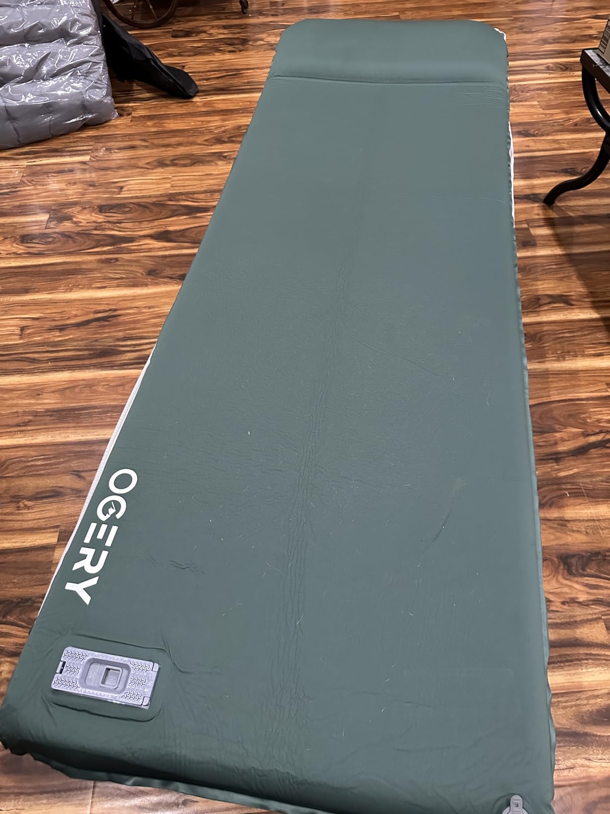OGERY Self Inflating Sleeping Pad with Electric Pump, Memory Foam | 3.15 in Thick, Built-in Pillow, 4 Season, Tent Camping, Car Camping, RV, Quiet Sleep customer photo 1