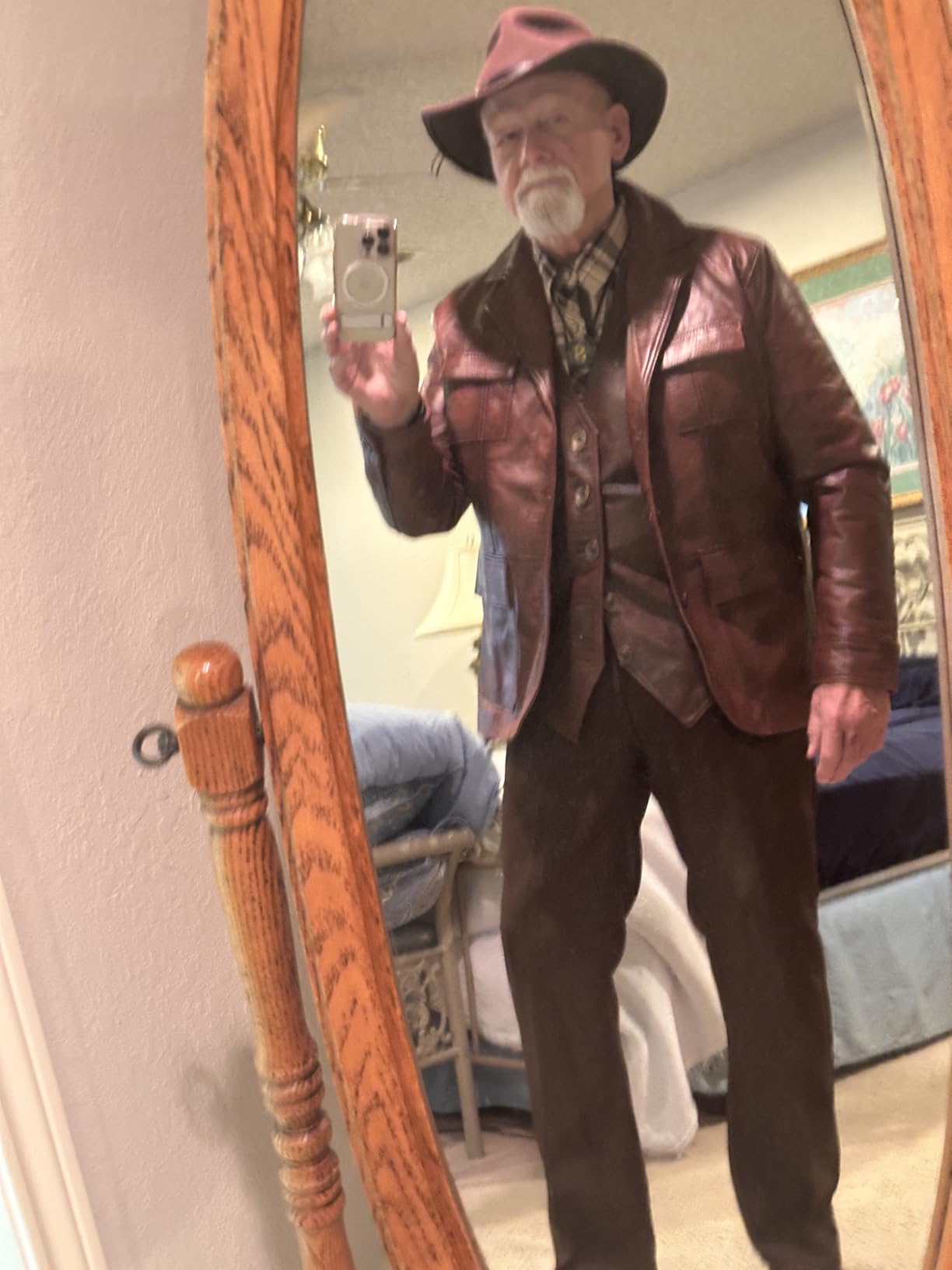 Men's Soft Italian Leather Blazer Jacket, Sports Coat customer photo 1