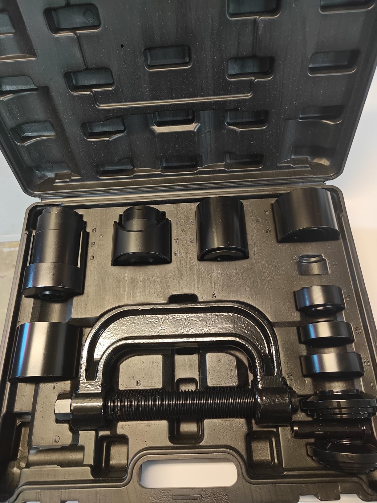 CARVALAX 10-Piece Ball Joint Press Kit, Ball Joint Removal Tool Kit | w/Universal Adapters and Sockets for Most 2WD/4WD Cars, Trucks and SUVs customer photo 2