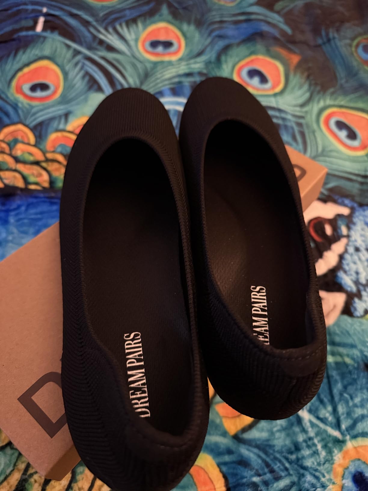 DREAM PAIRS Women's Dress Knit Ballet Comfort Flats customer photo 1