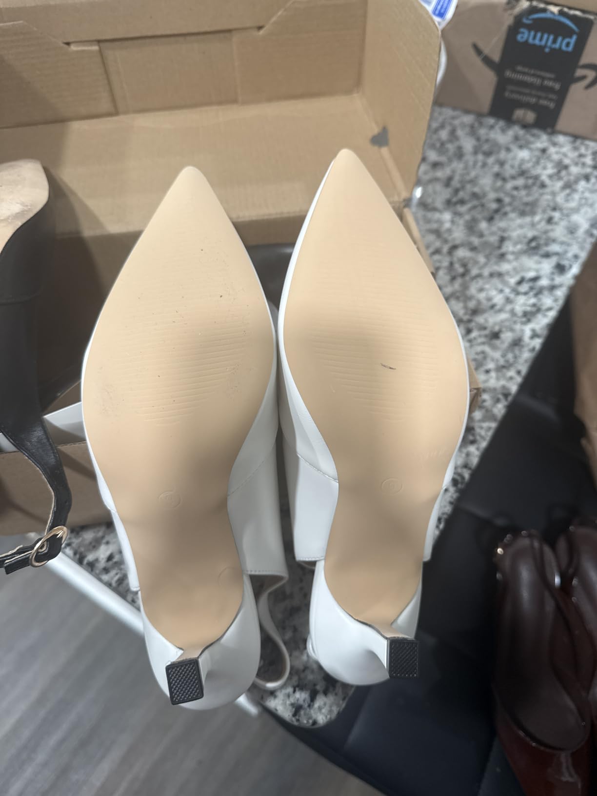 Rilista Women's Slingback Kitten Heels Closed Pointed Toe Backless Wedding Party Dress Pumps Shoes customer photo 2