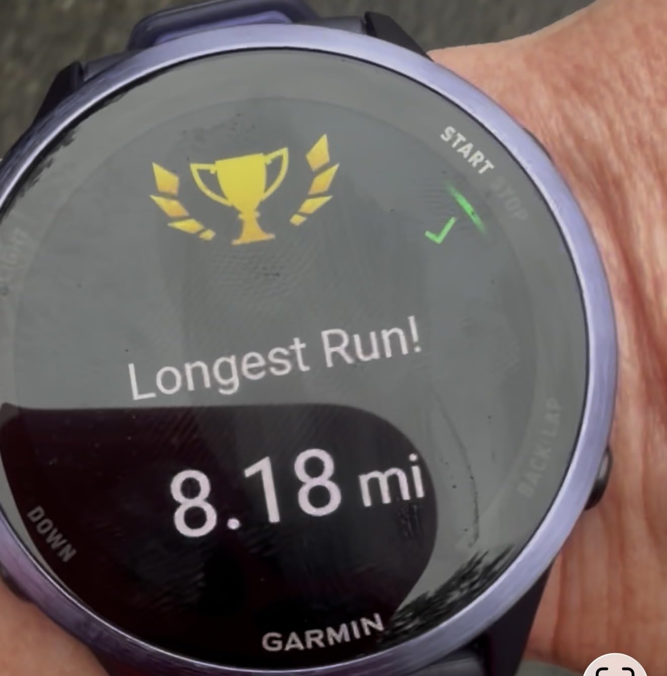 Forerunner 570, 47mm, Aluminum, Black | Advanced GPS Running & Triathlon Smartwatch, AMOLED Display, Training & Recovery Features customer photo 2