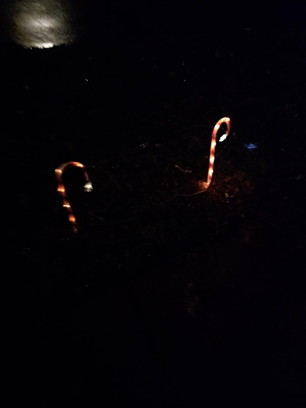 10 Pack Solar Candy Cane Pathway Lights, Warm White Christmas Decor | Auto-On at Dusk, 8 Lighting Modes, Ground-Stake Setup, IP44 Weather-Resistant, Lawn Walkway Display customer photo 2