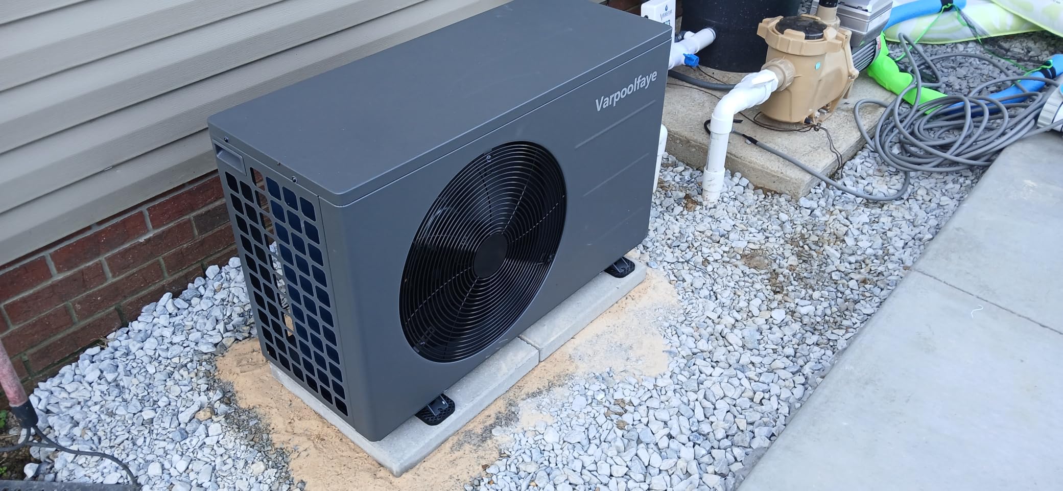 40000 BTU Pool Heater for Above Ground and Inground Pools 220v | Pool Heat Pump Heating or Cooling Up to 12000 Gallon COP 6.2 Energy-efficient, Save 45% WiFi App Control customer photo 2