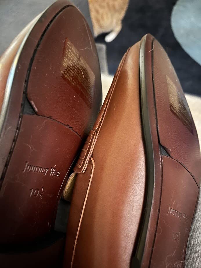 Mens Genuine Leather Dress Shoes Slip on Penny Loafers for Men customer photo 1