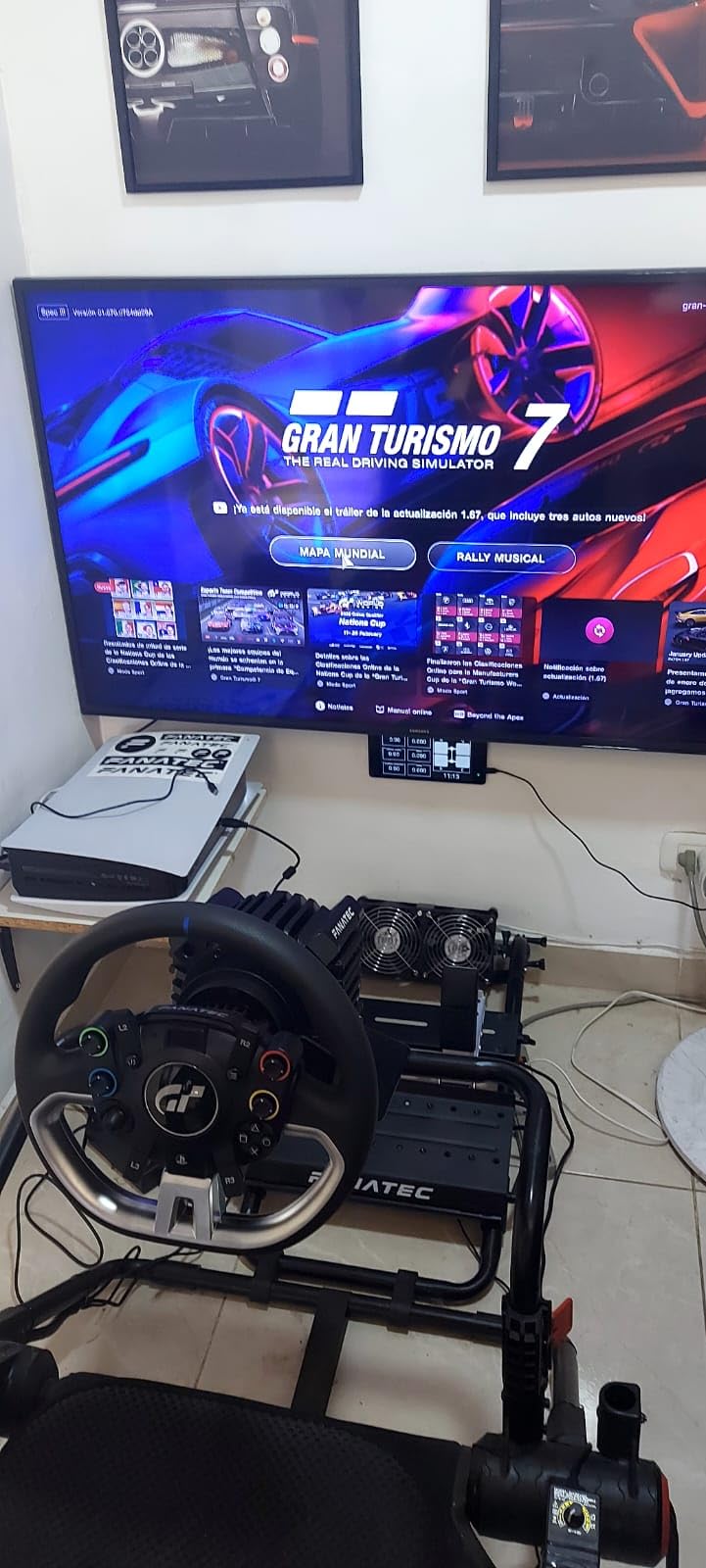 Fanatec Gran Turismo DD Pro Sim Racing Wheel, Base and Pedals - 5 Nm Direct Drive customer photo 2