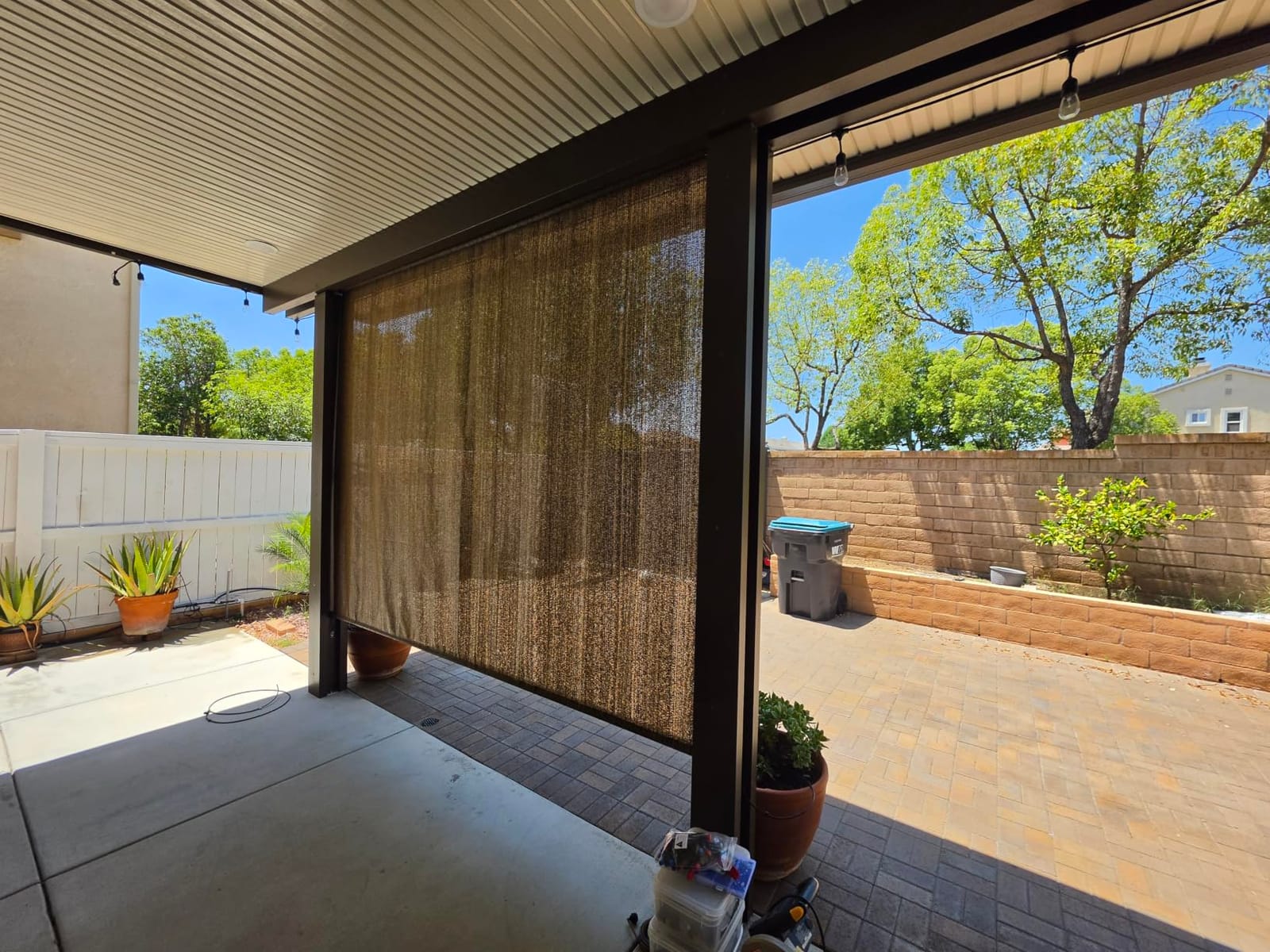 SEEYE Outdoor Sunshade Roller Shades 48