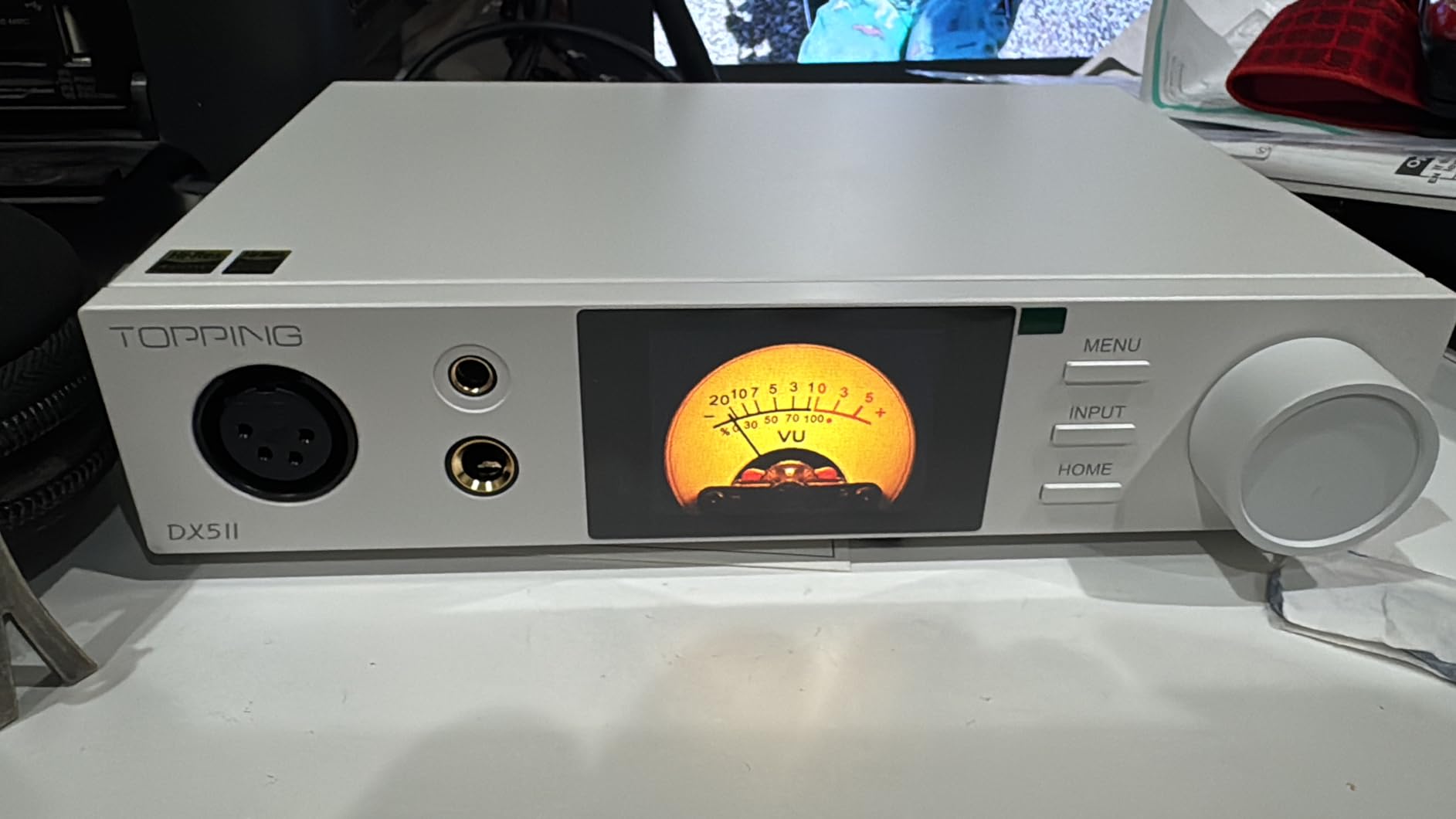 TOPPING DX5 II Hi-Res DAC & Headphone Amp Combo - Dual ES9039Q2M, X-Hybrid Amp, 10-Band PEQ, LDAC Bluetooth 5.1, 4.4mm Balanced & 6.35mm Headphone Output, Preamp Mode, 12V Trigger (Black) customer photo 1