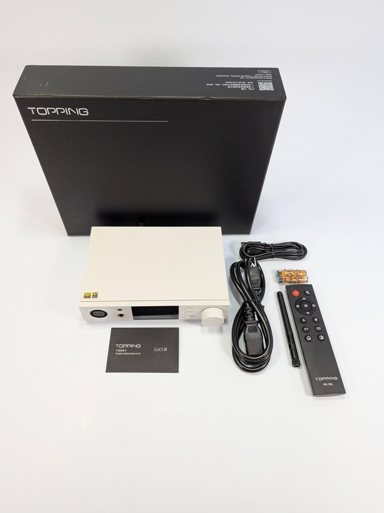 TOPPING DX5 II Hi-Res DAC & Headphone Amp Combo - Dual ES9039Q2M, X-Hybrid Amp, 10-Band PEQ, LDAC Bluetooth 5.1, 4.4mm Balanced & 6.35mm Headphone Output, Preamp Mode, 12V Trigger (Black) customer photo 2