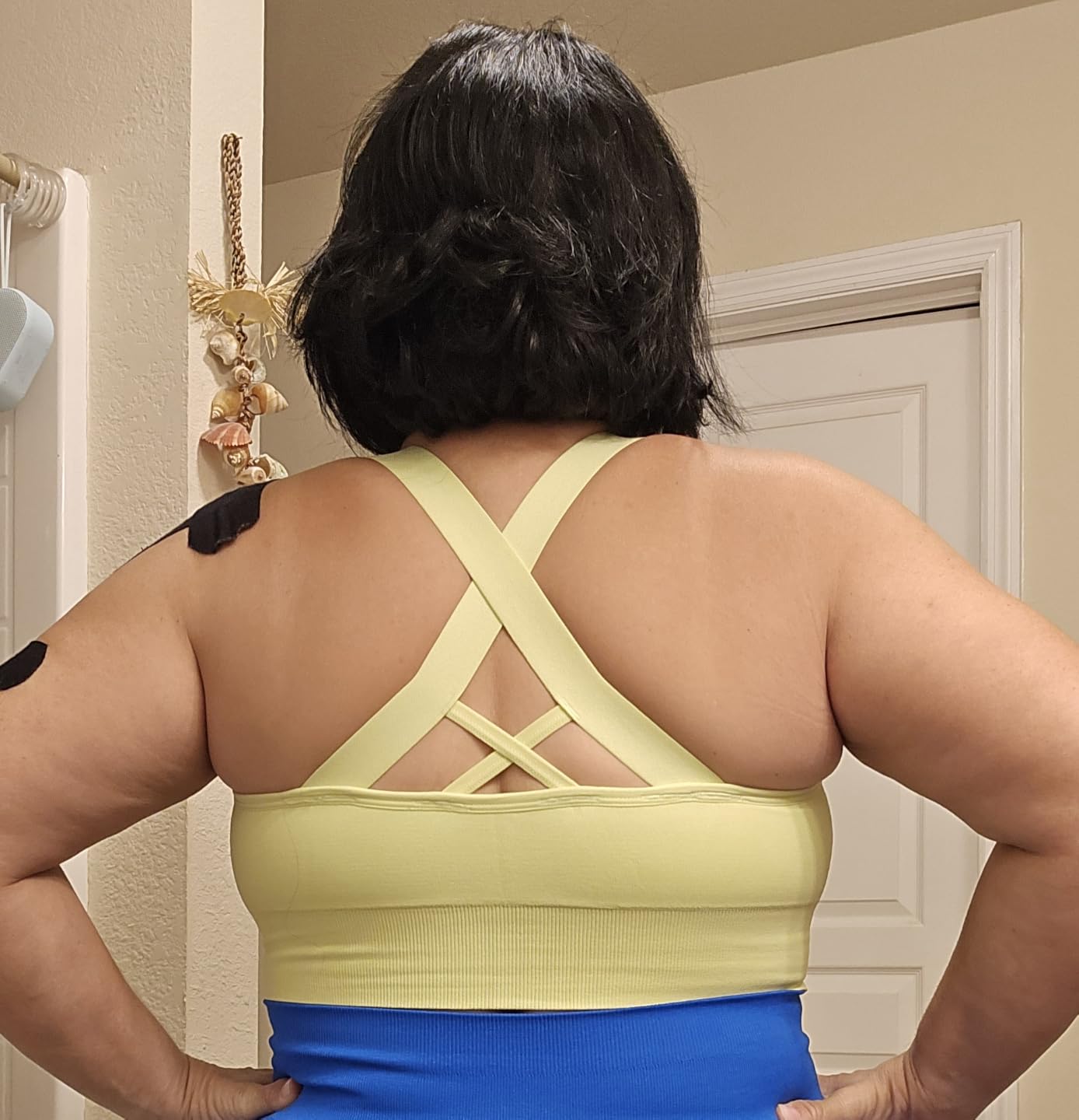 High Support Sports Bras for Women, Padded Criss Cross Seamless 3-5Pack customer photo 1
