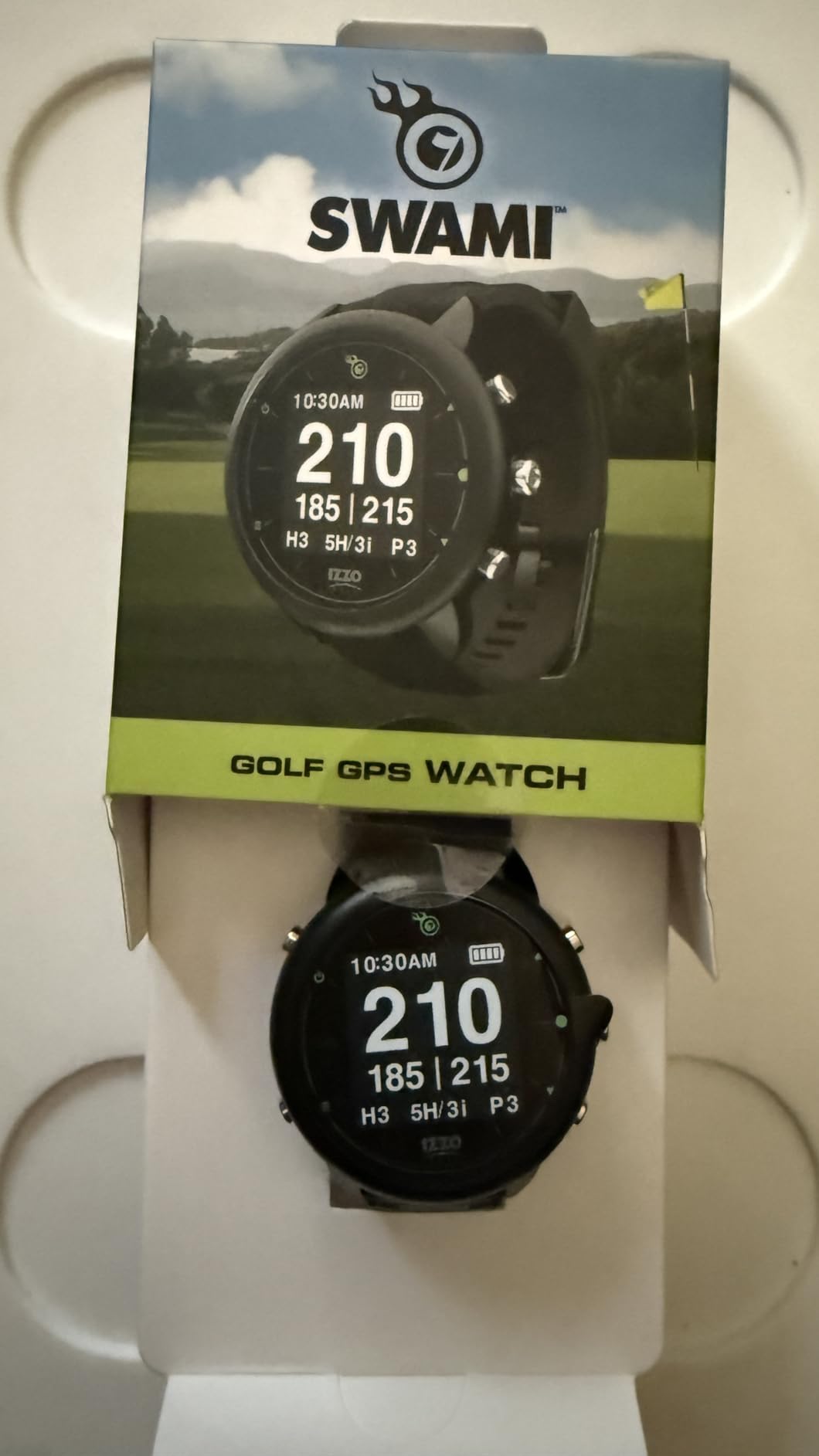 Izzo Golf Swami Golf GPS Watch with Personalized Club Suggestions customer photo 2
