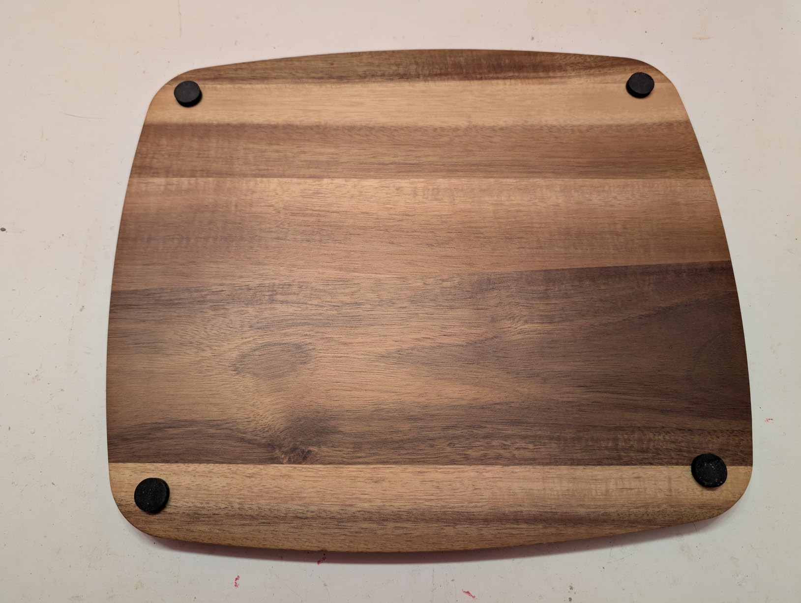 Acacia Wood Serving Plate with Sauce Cup & Removable Slate Insert for Meat Sausages Cheese, Steak Serving Tray Cutting Board Serving Platter Cheese Platter Perfect for Housewarming Christmas customer photo 2